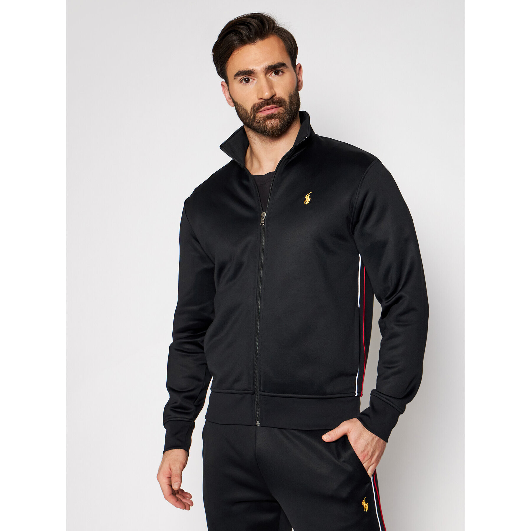 Polo Ralph Lauren Pulóver Lsl 710828372002 Fekete Regular Fit - Pepit.hu