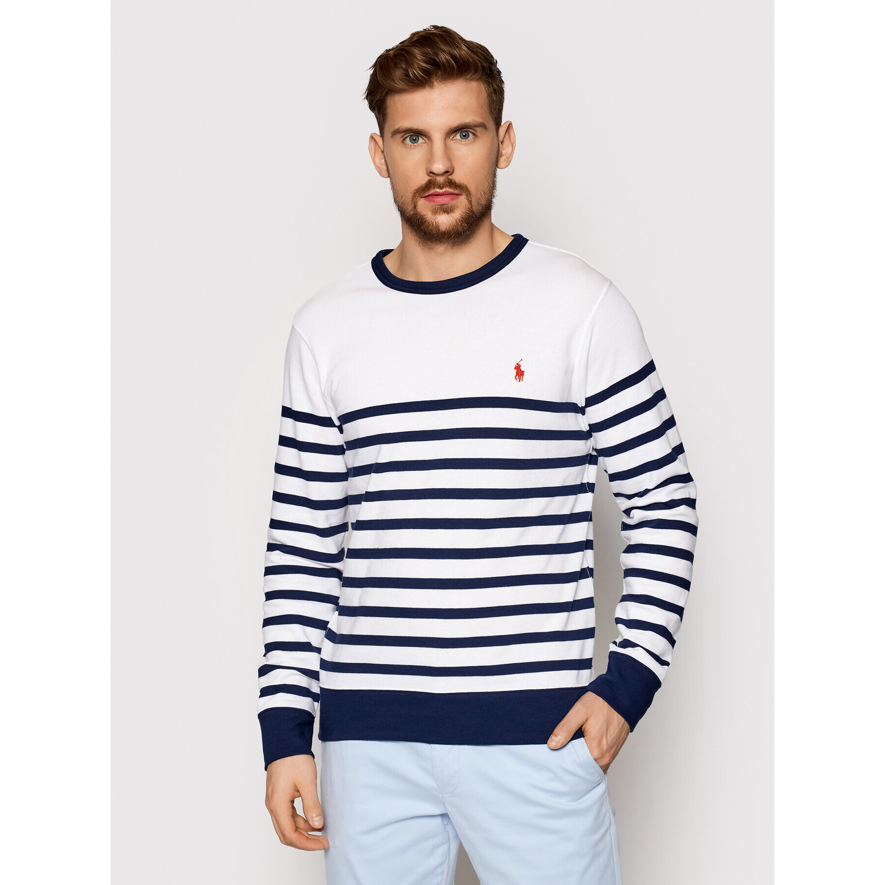 Polo Ralph Lauren Pulóver Lsl 710835762001 Fehér Regular Fit - Pepit.hu