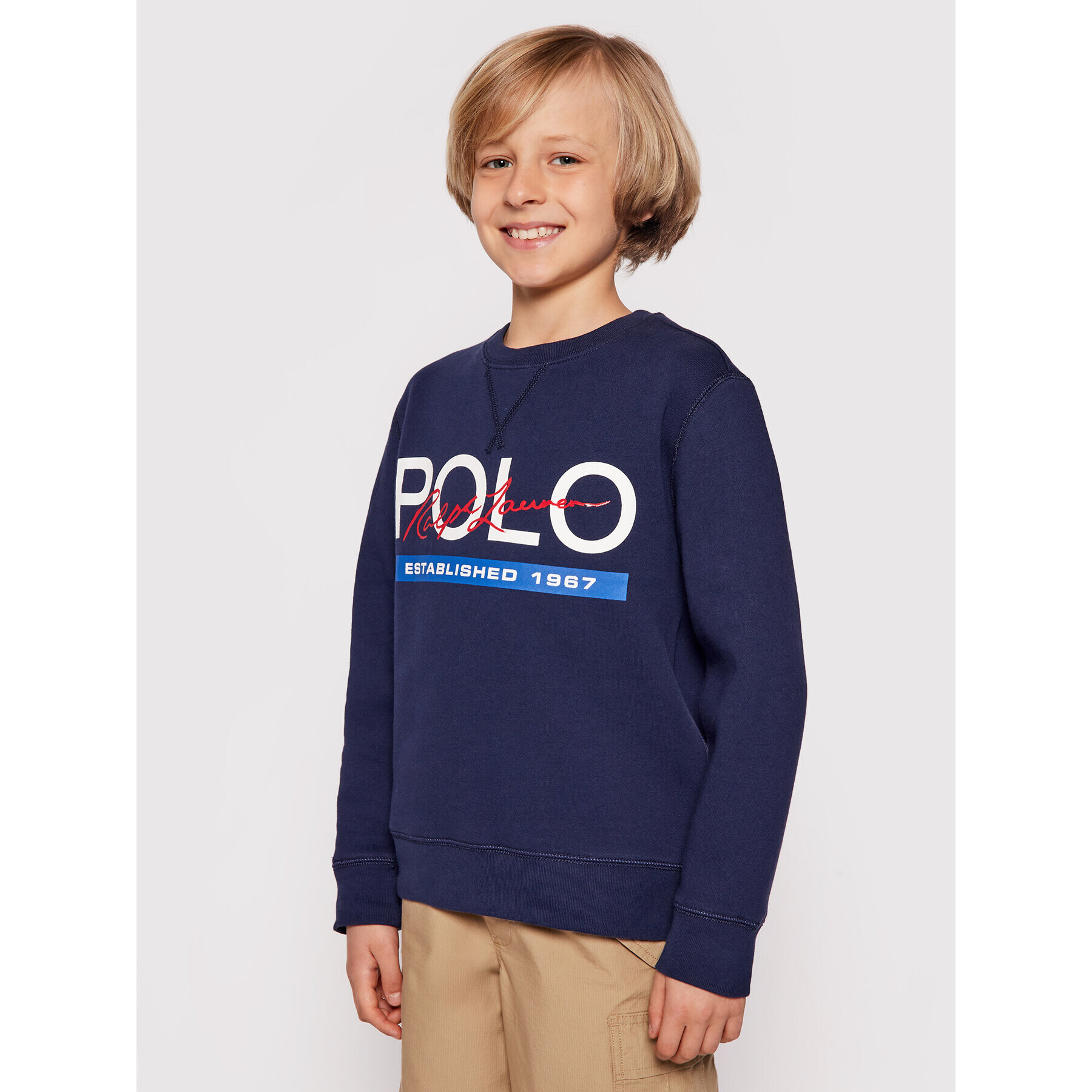 Polo Ralph Lauren Pulóver Spring II 323800659 Sötétkék Regular Fit - Pepit.hu