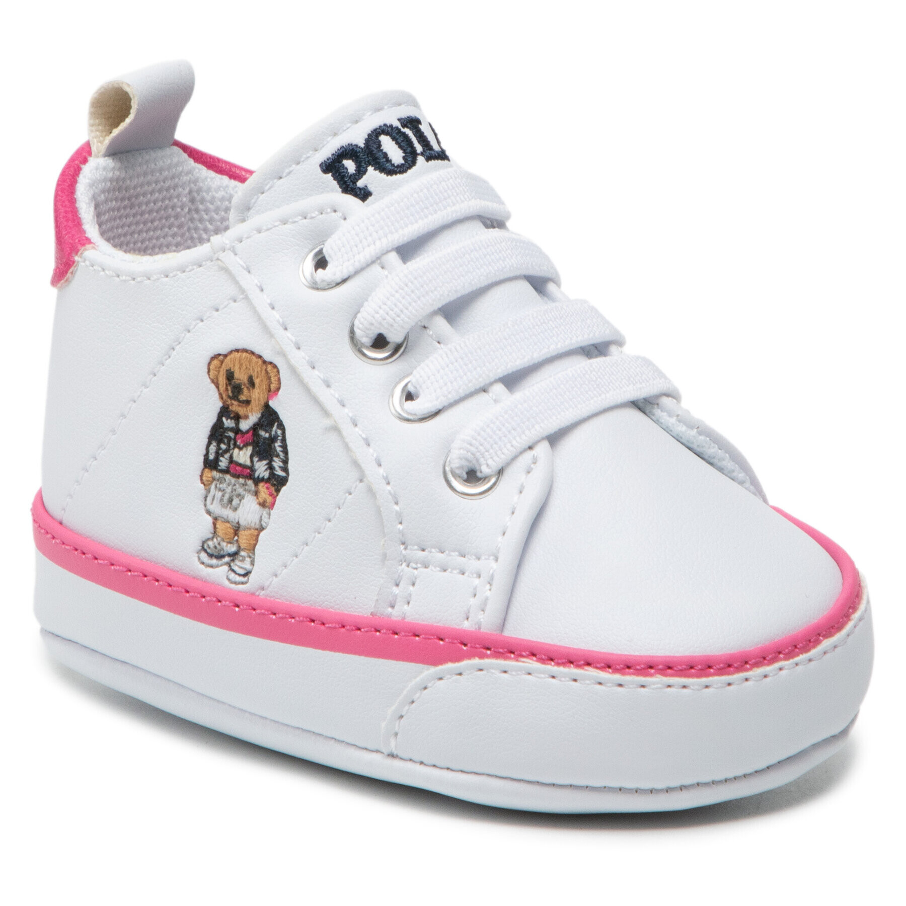 Polo Ralph Lauren Sportcipő Quilton Bear Gore Hi RL100651 Fehér - Pepit.hu