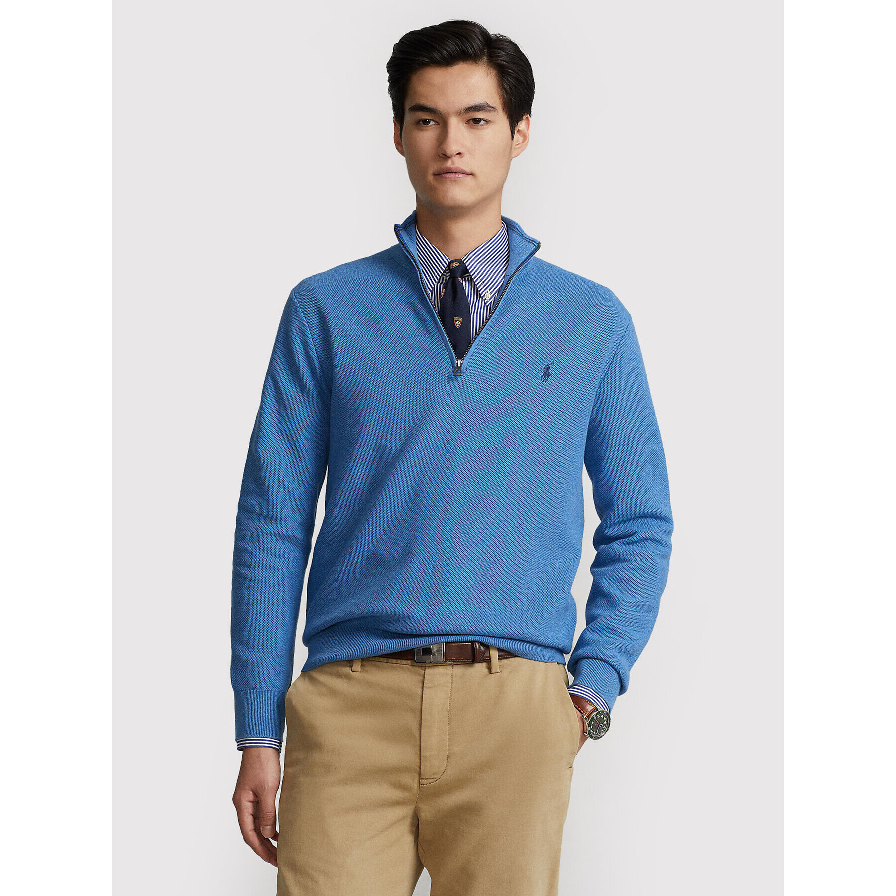 Polo Ralph Lauren Sweater 710701611005 Kék Regular Fit - Pepit.hu