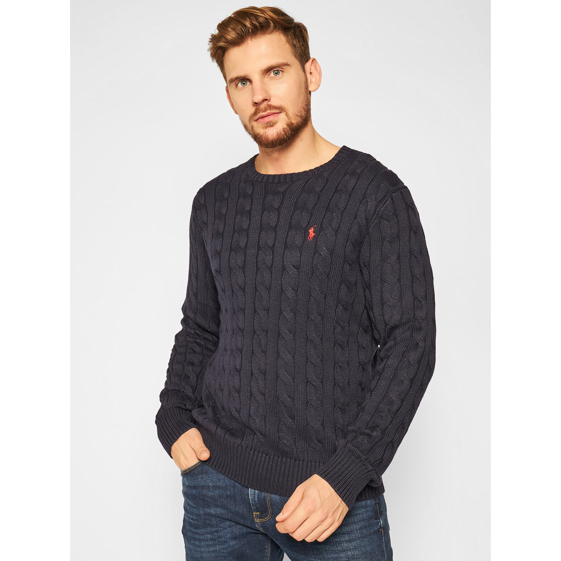 Polo Ralph Lauren Sweater 710775885001 Sötétkék Regular Fit - Pepit.hu