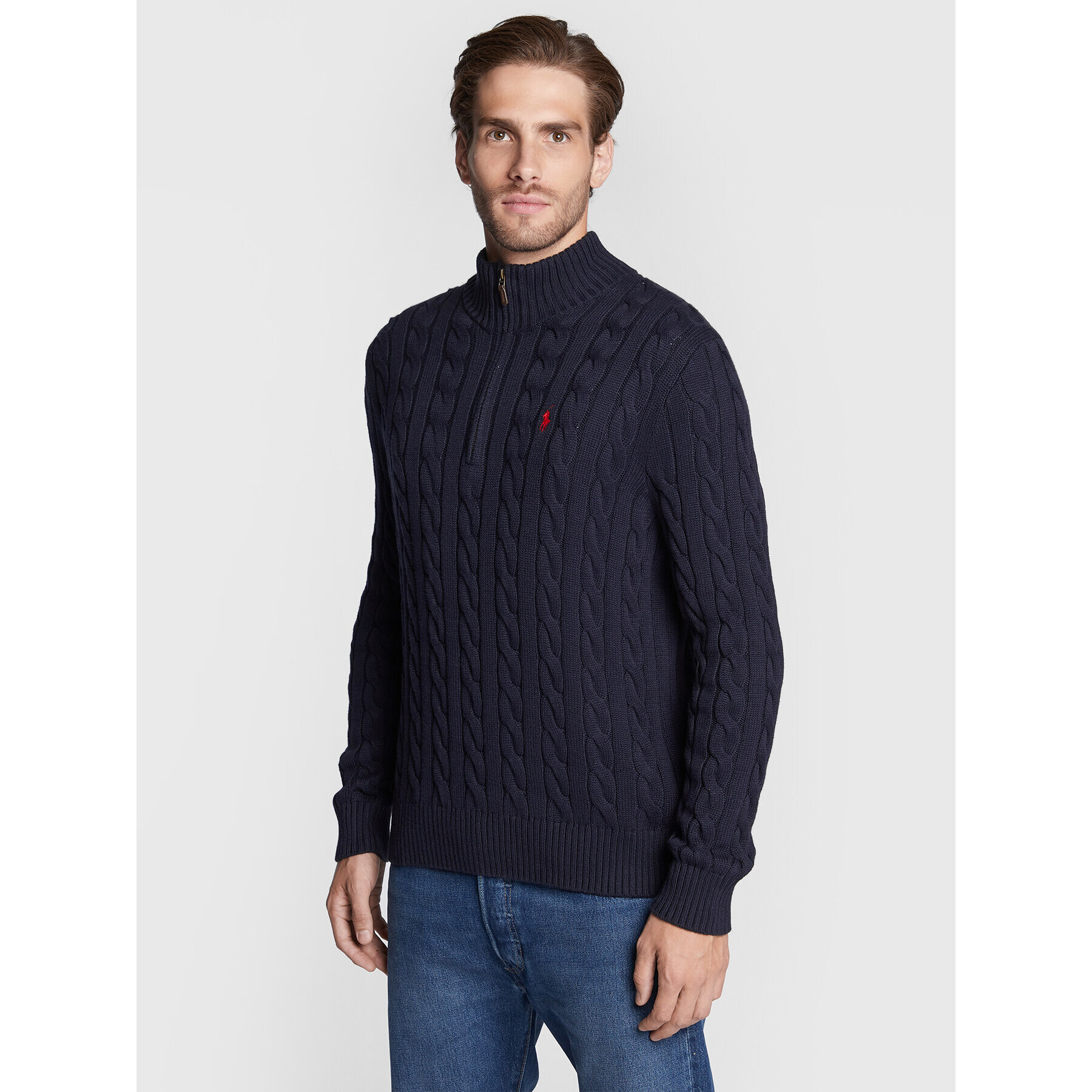 Polo Ralph Lauren Sweater 710810841001 Sötétkék Regular Fit - Pepit.hu