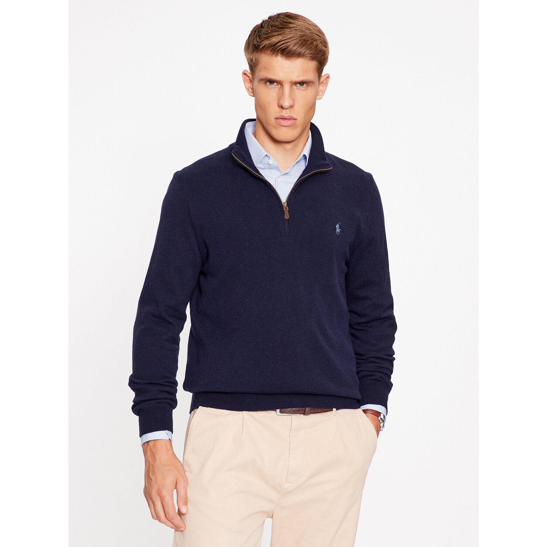 Polo Ralph Lauren Sweater 710876756001 Sötétkék Regular Fit - Pepit.hu