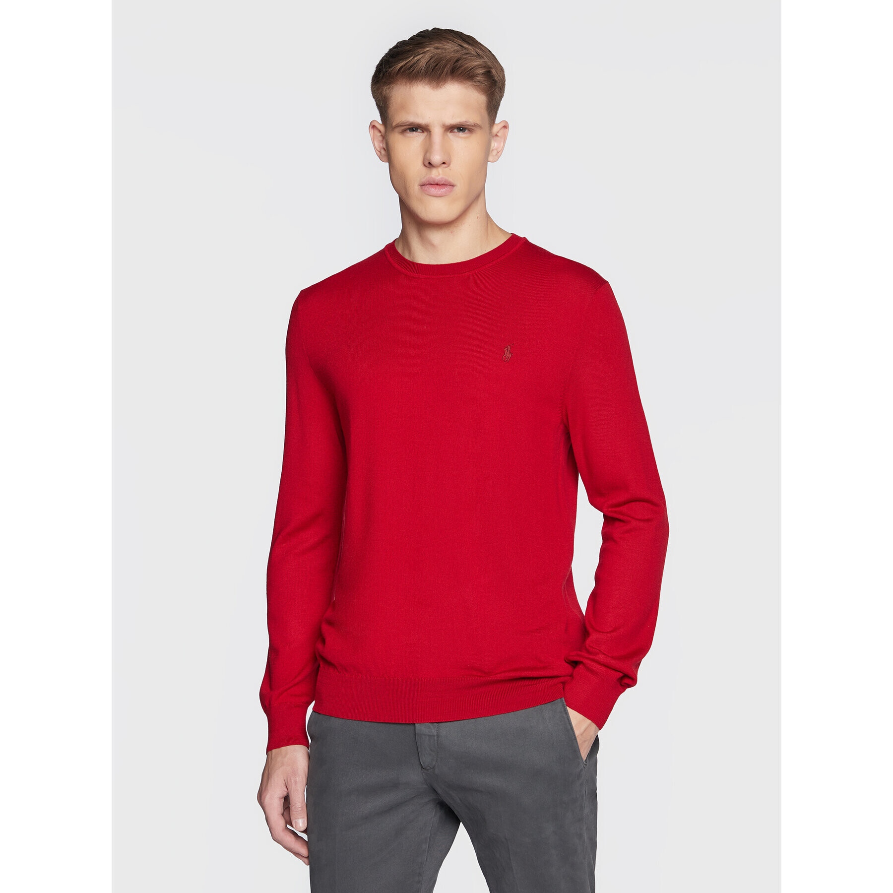 Polo Ralph Lauren Sweater 710876846009 Piros Slim Fit - Pepit.hu