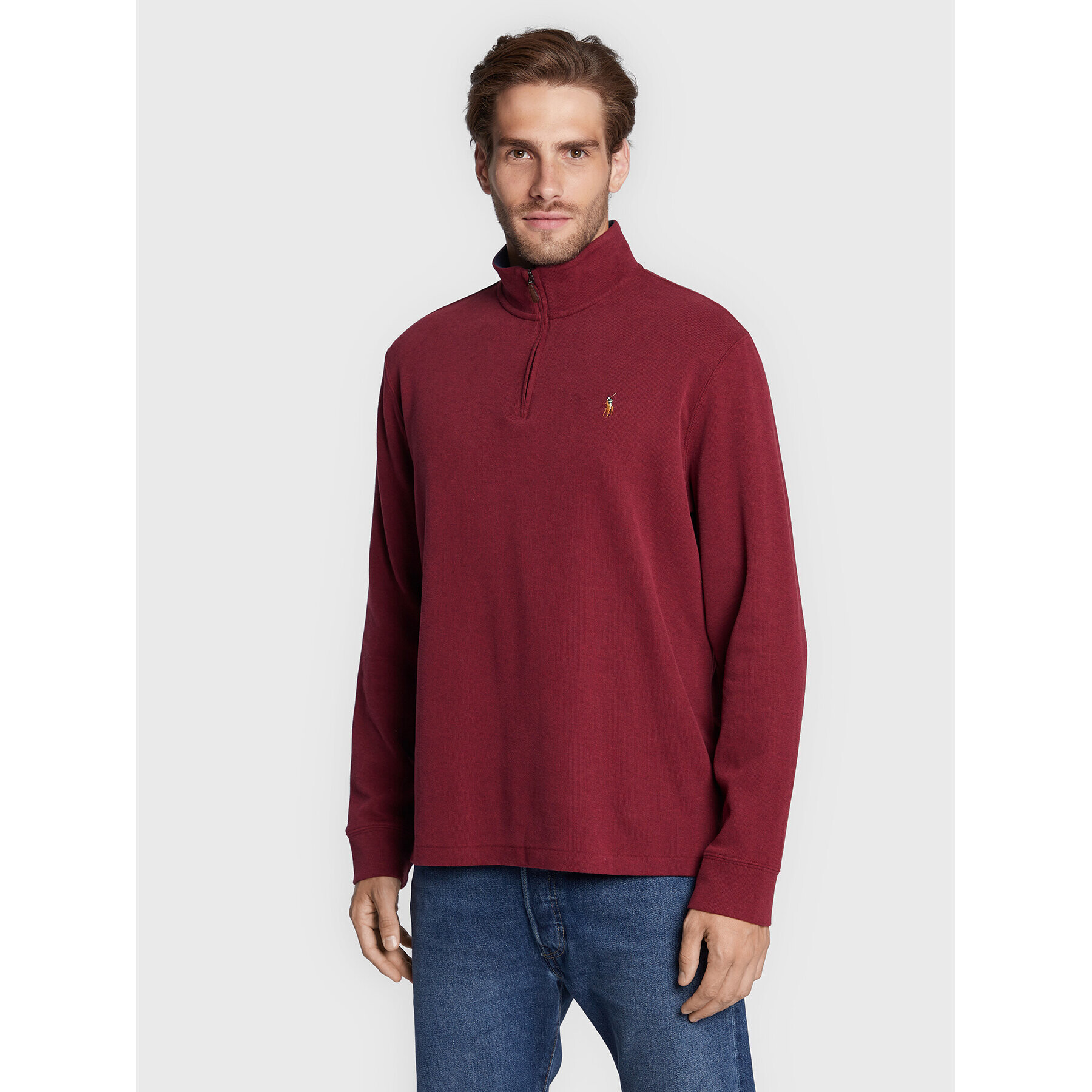 Polo Ralph Lauren Sweater 710877001006 Bordó Regular Fit - Pepit.hu