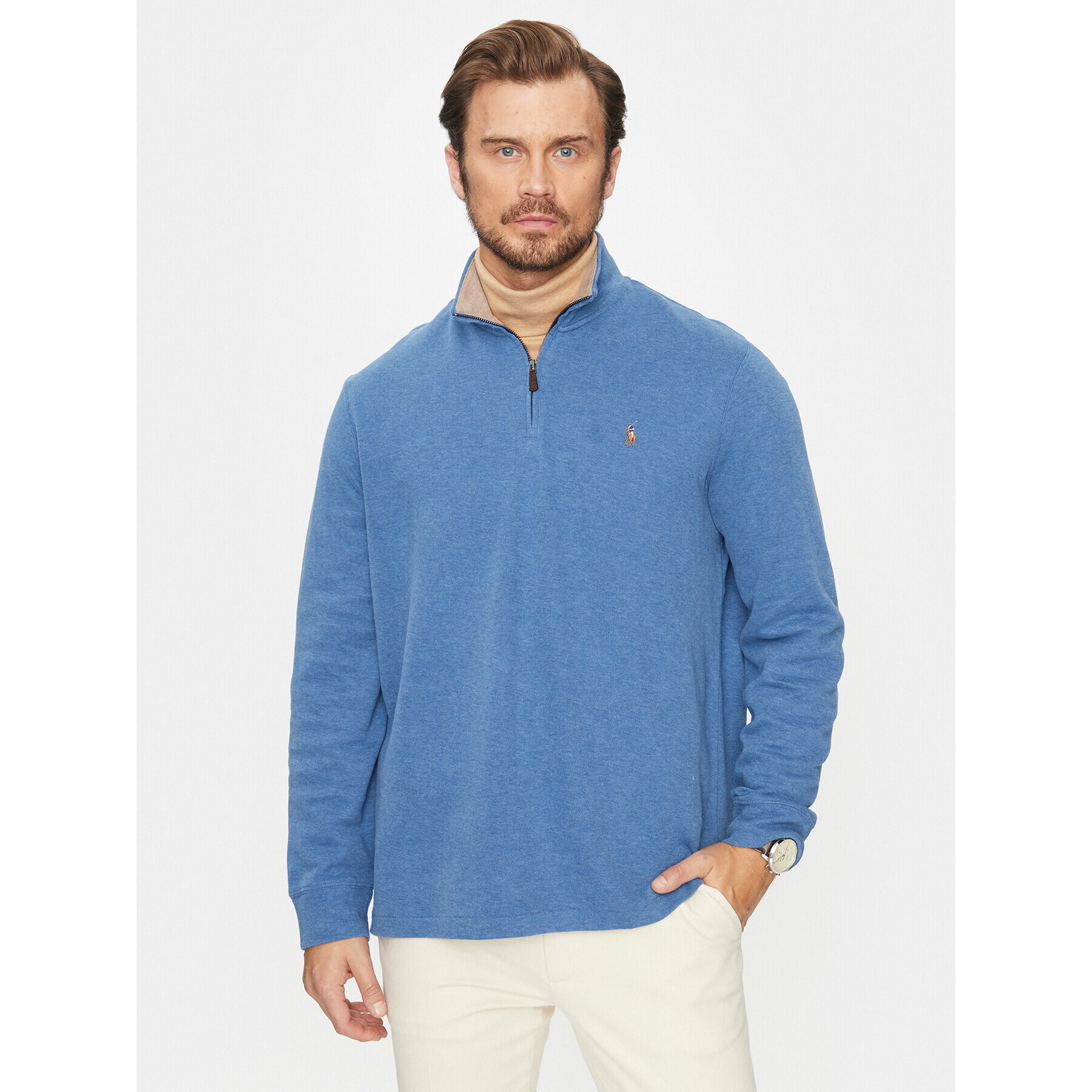 Polo Ralph Lauren Sweater 710877001012 Kék Regular Fit - Pepit.hu