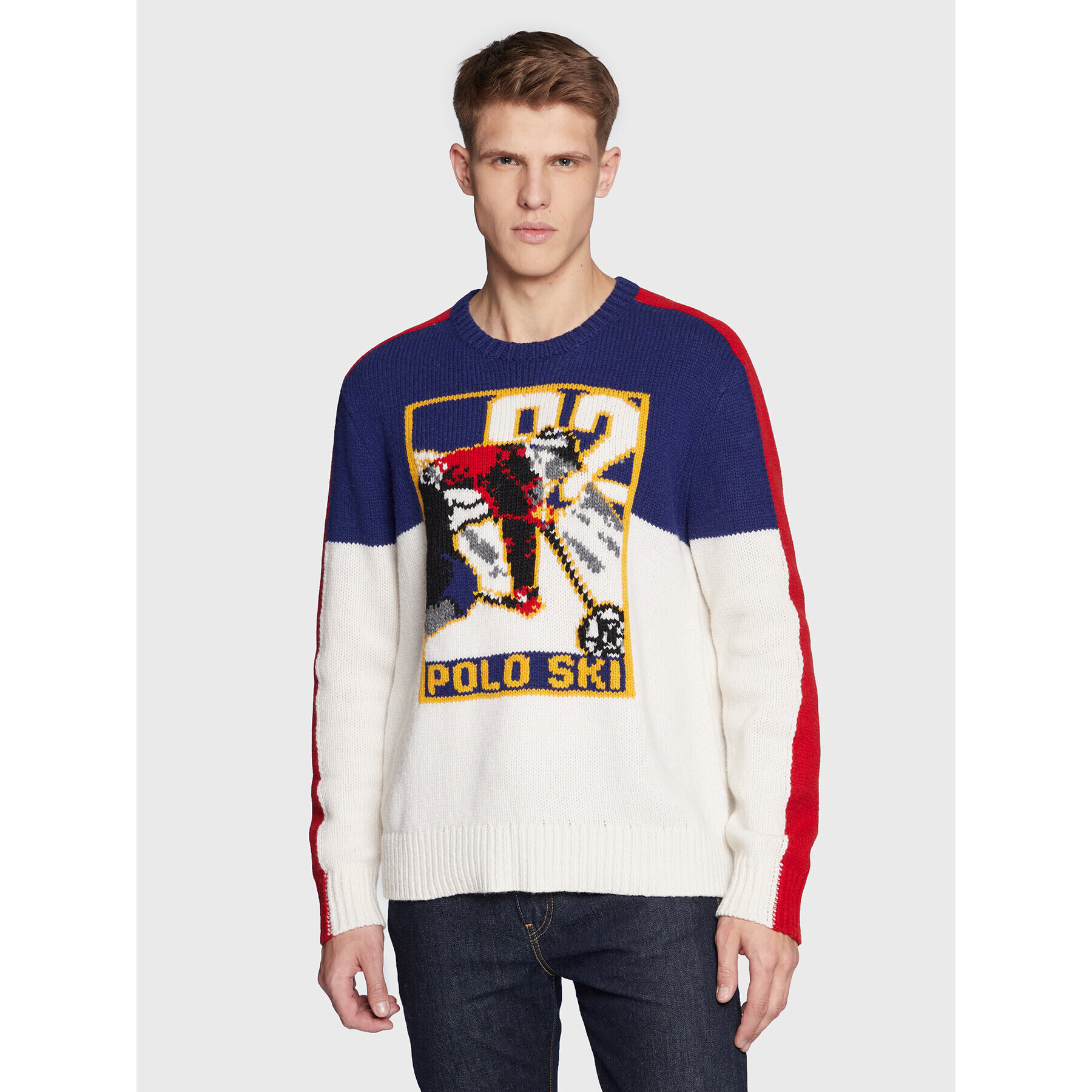 Polo Ralph Lauren Sweater 710879115001 Színes Regular Fit - Pepit.hu