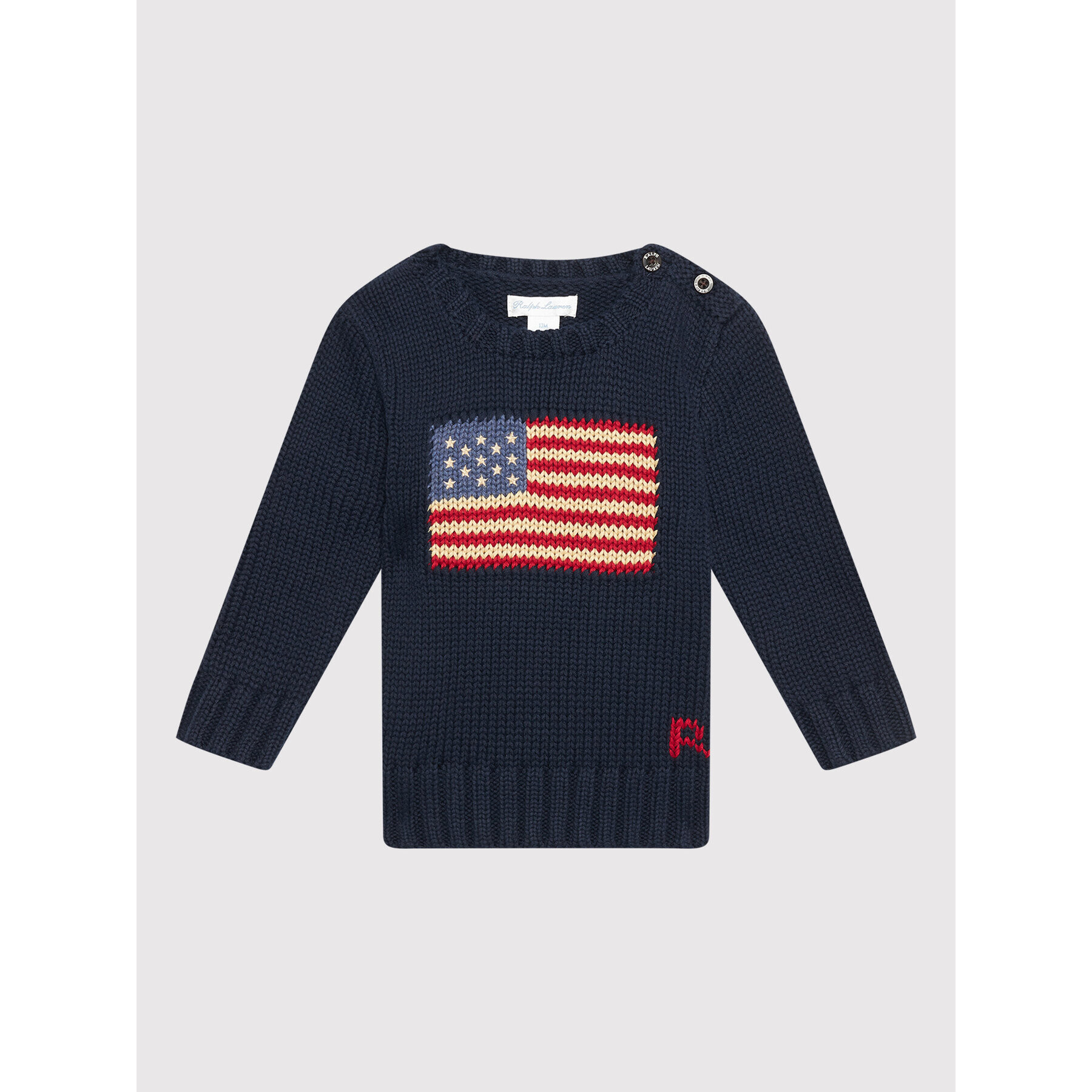 Polo Ralph Lauren Sweater Hunter 320668285001 Sötétkék Regular Fit - Pepit.hu