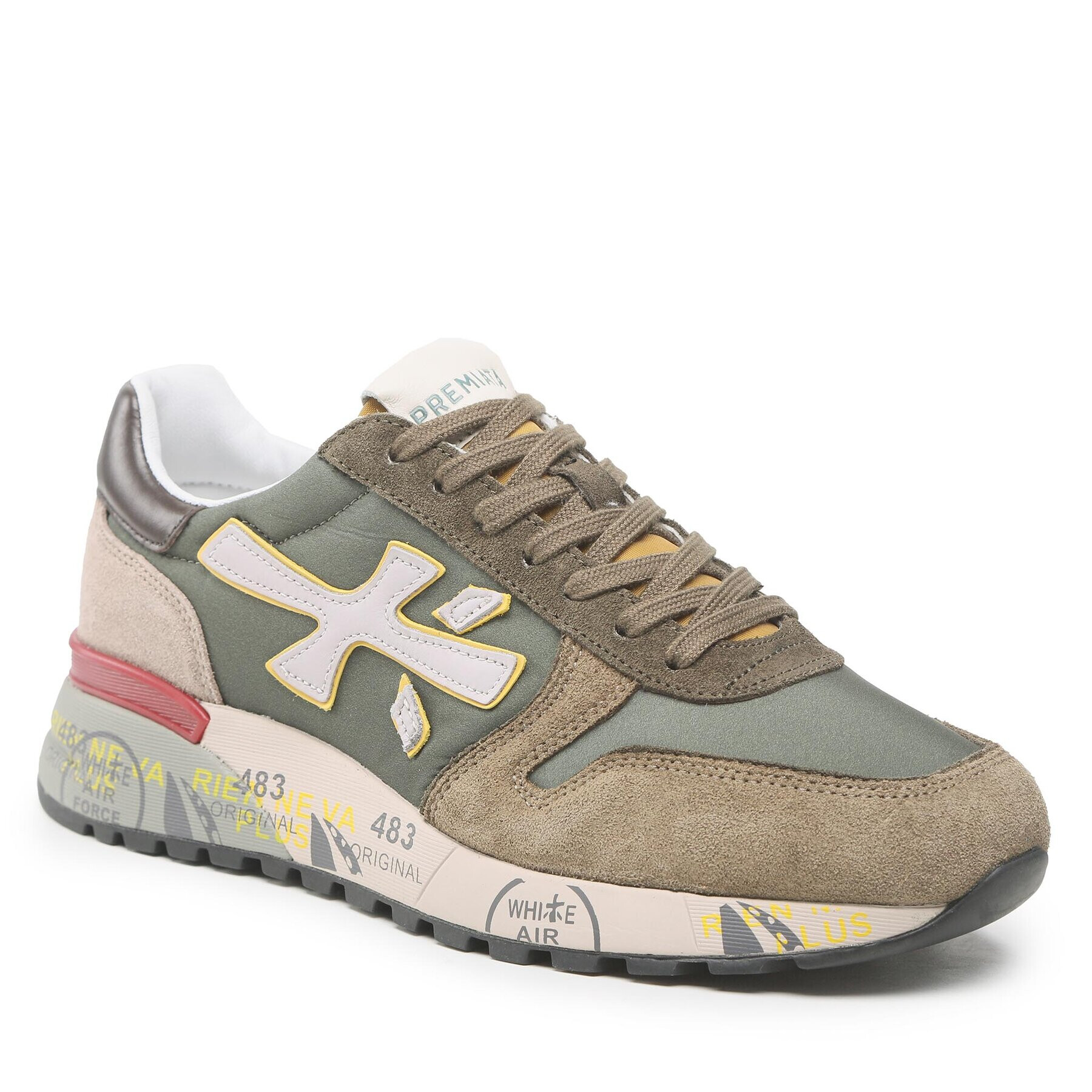 Premiata Sportcipő Mick 6075 Khaki - Pepit.hu