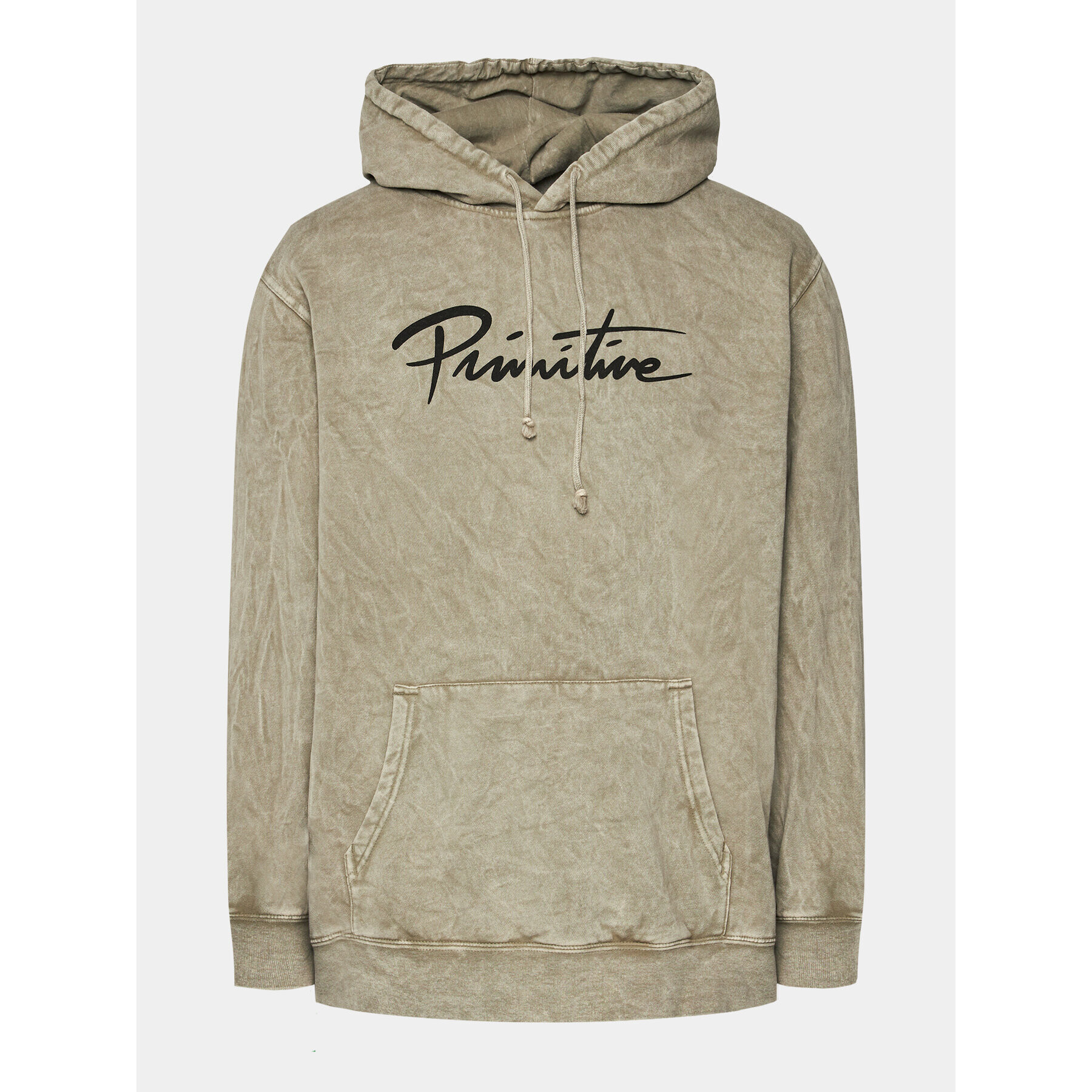 Primitive Pulóver Nuevo Acid Washed PAPFA2314 Barna Regular Fit - Pepit.hu