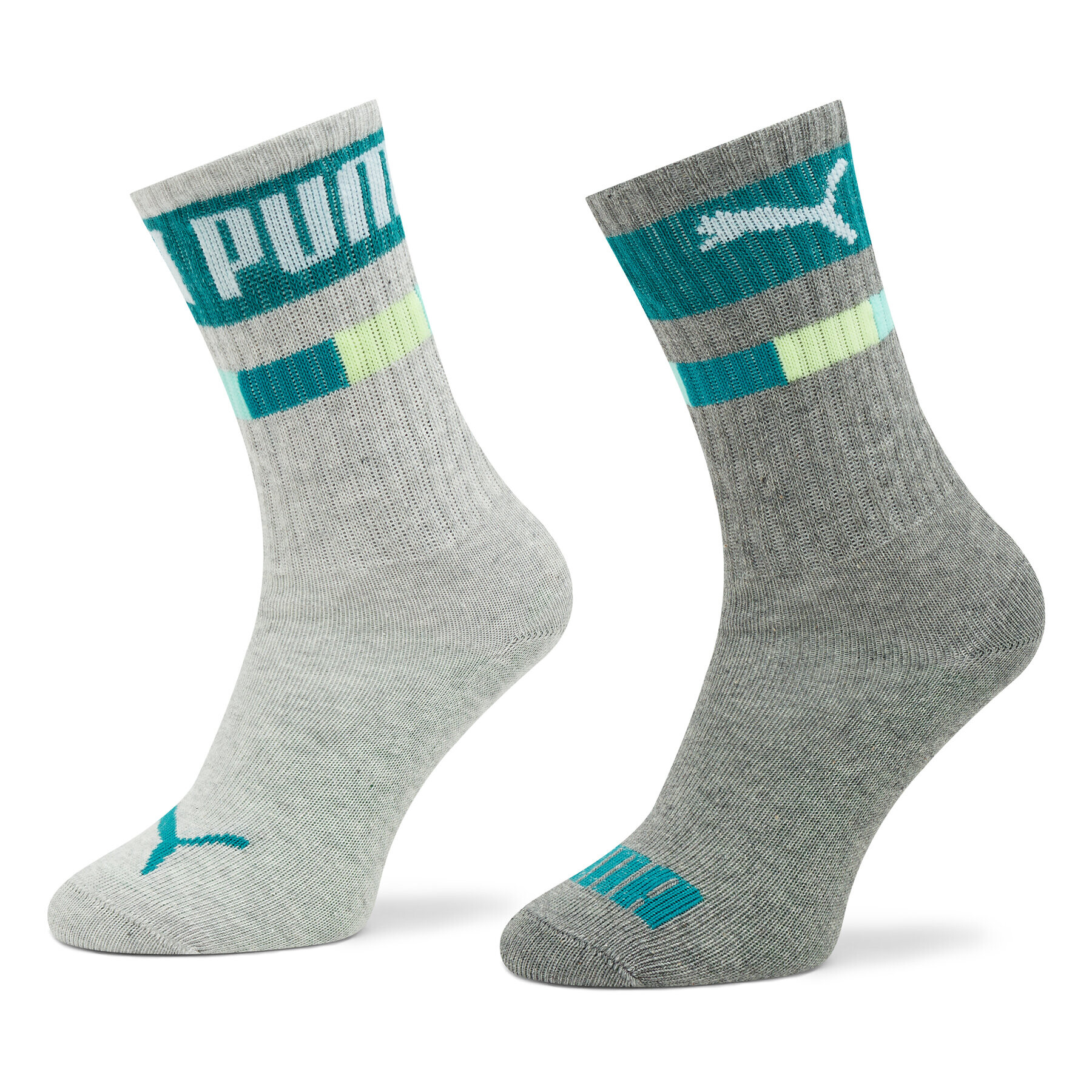 Puma 2 pár hosszú szárú gyerek zokni Kids Seasonal Crew 2P 938006 Szürke - Pepit.hu