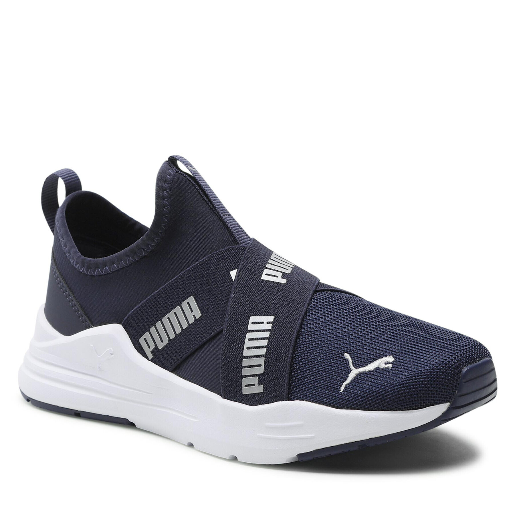 Puma Cipő Wired Run Slip On Jr 381993 05 Sötétkék - Pepit.hu