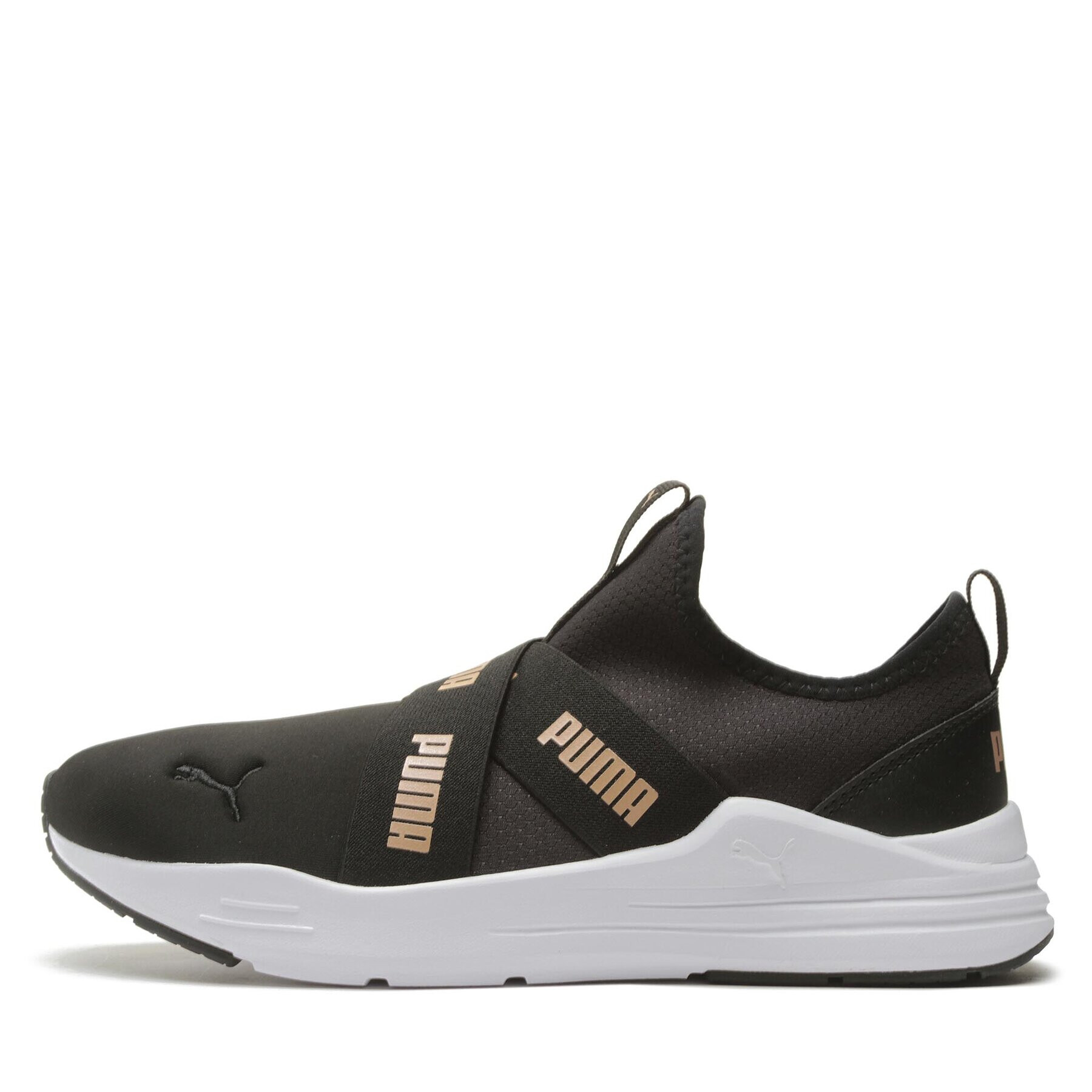 Puma Sportcipők Wired Run Slipon Metallics 389281 01 Fekete - Pepit.hu