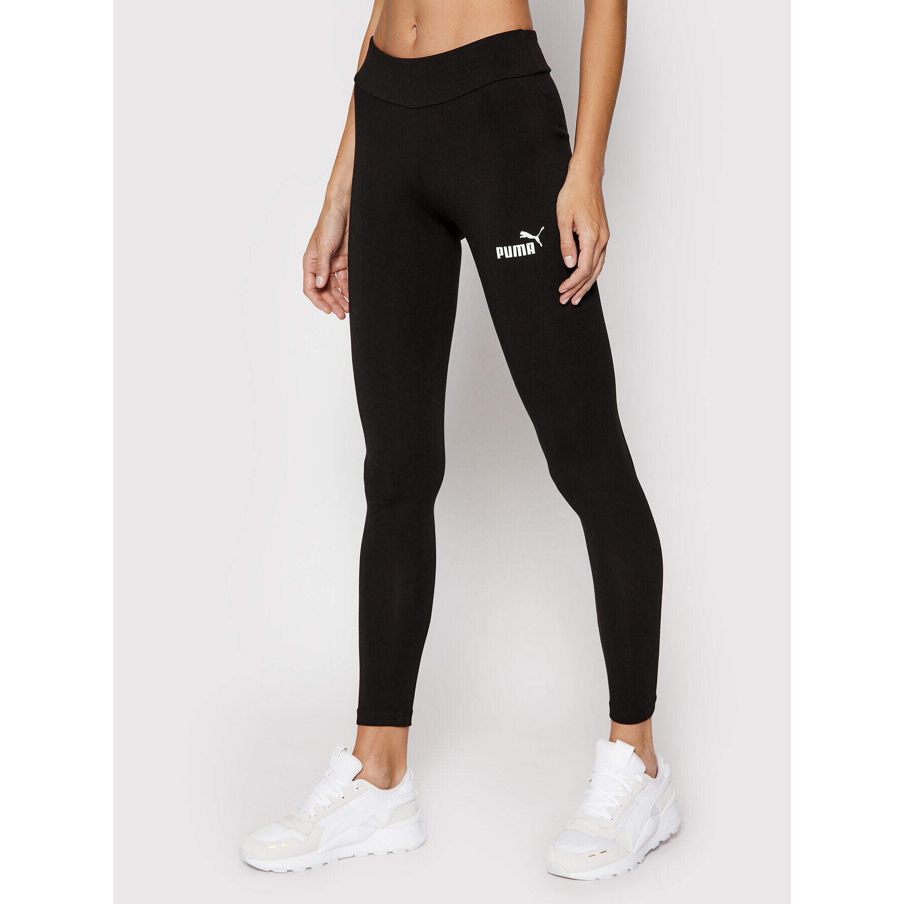 Puma Leggings Essentials 586835 Fekete Tight Fit - Pepit.hu