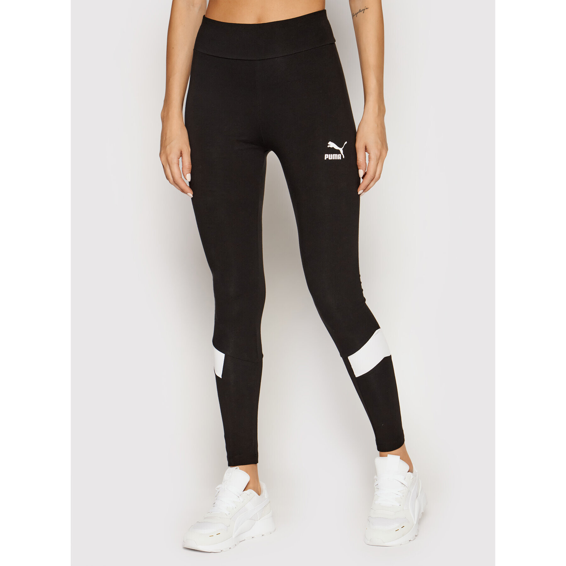 Puma Leggings Iconic Mcs 599653 Fekete Slim Fit - Pepit.hu