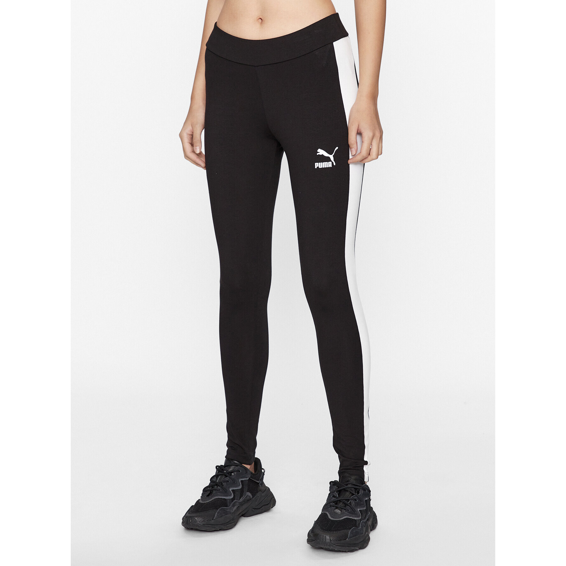 Puma Leggings Iconic T7 530080 Fekete Tight Fit - Pepit.hu