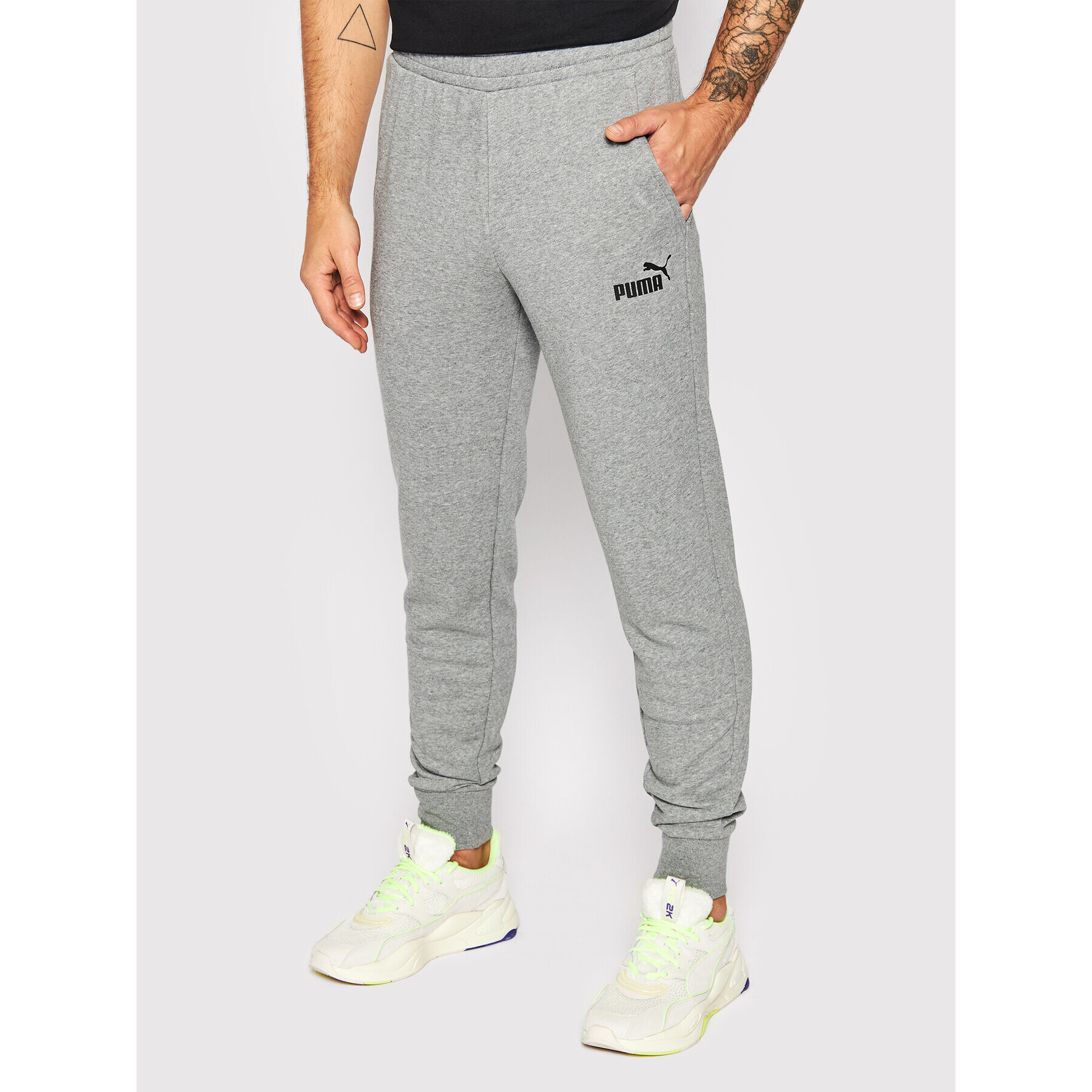 Puma Melegítő alsó Essential 586749 Szürke Slim Fit - Pepit.hu