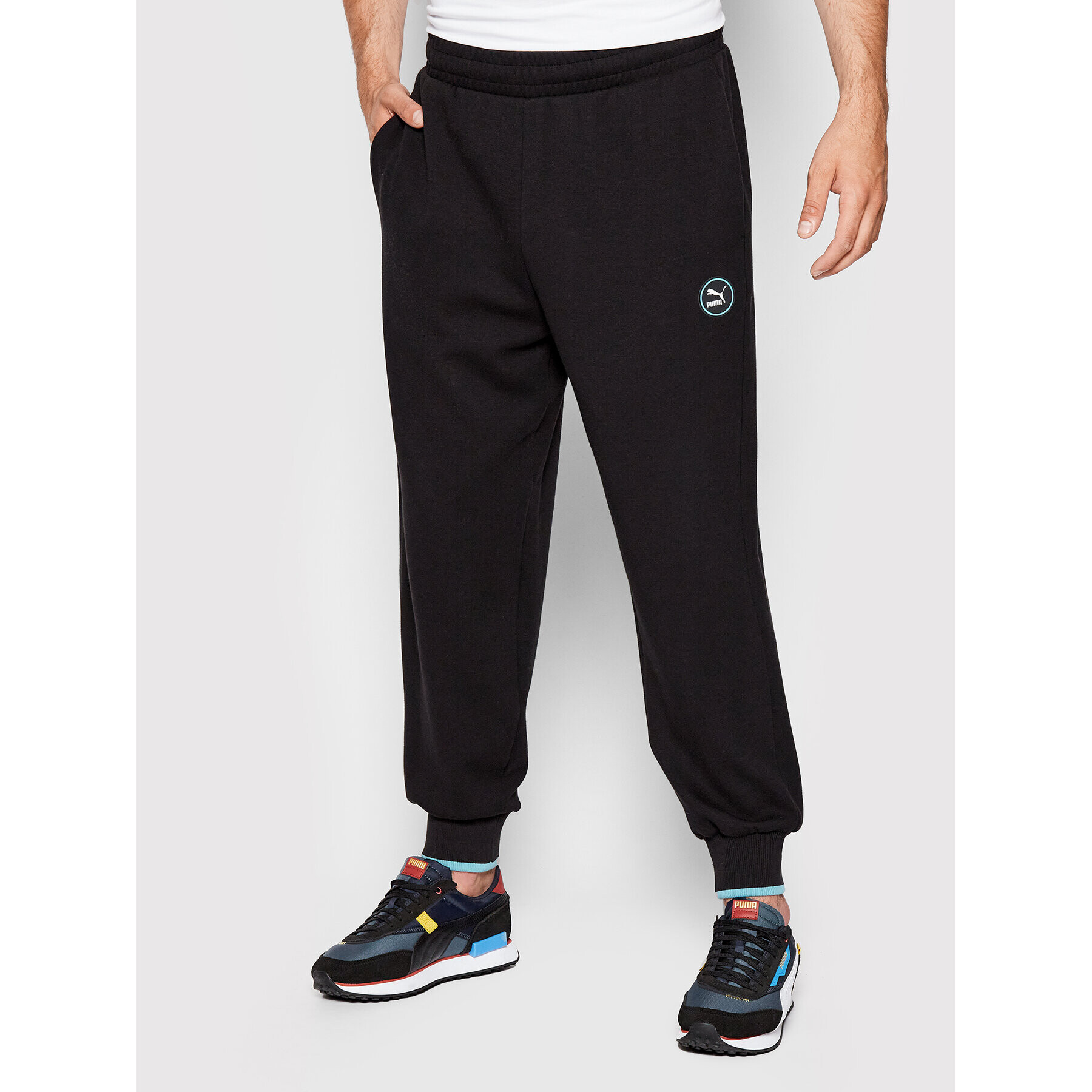 Puma Melegítő alsó SWxP 533620 Fekete Loose Fit - Pepit.hu