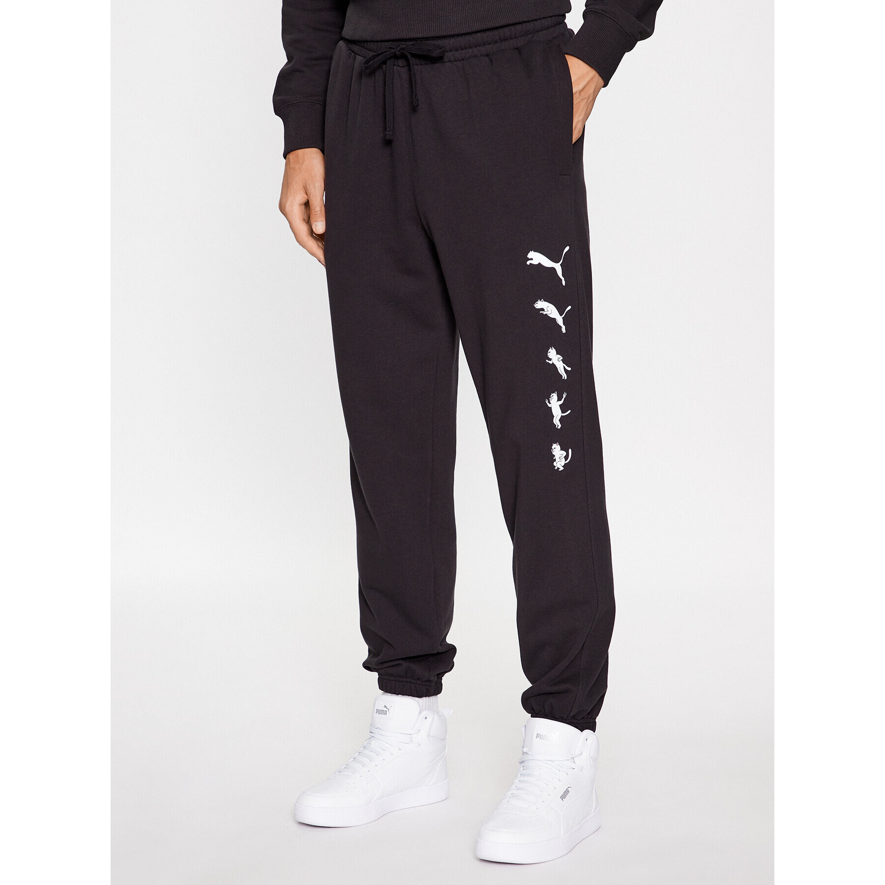 Puma Melegítő alsó X Ripndip 622199 Fekete Relaxed Fit - Pepit.hu