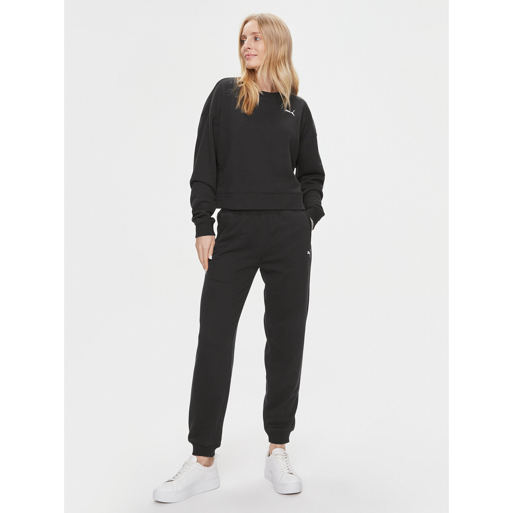 Puma Melegítő Loungewear 676089 Fekete Relaxed Fit - Pepit.hu