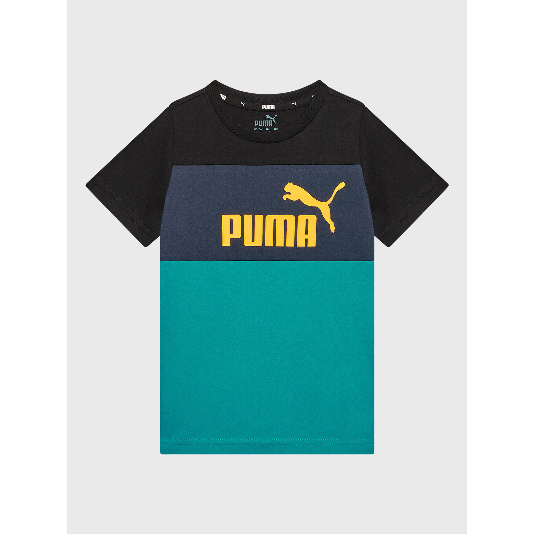 Puma Póló Colorblock 846127 Fekete Regular Fit - Pepit.hu