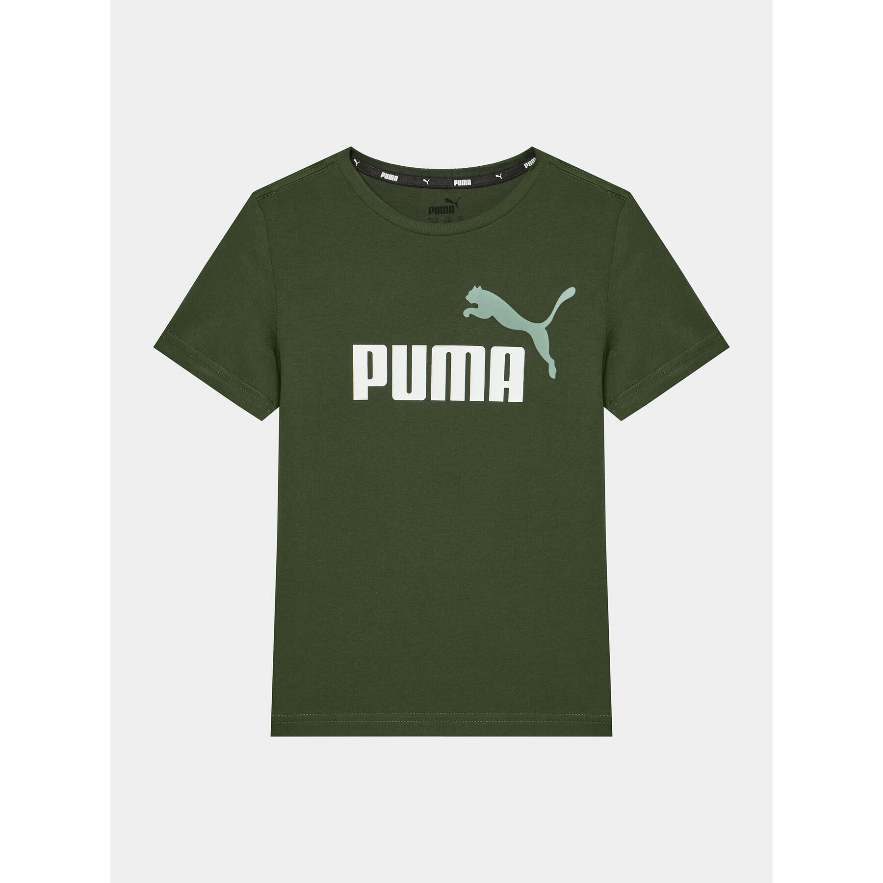 Puma Póló Ess+ 2 Col Logo 586985 Zöld Regular Fit - Pepit.hu