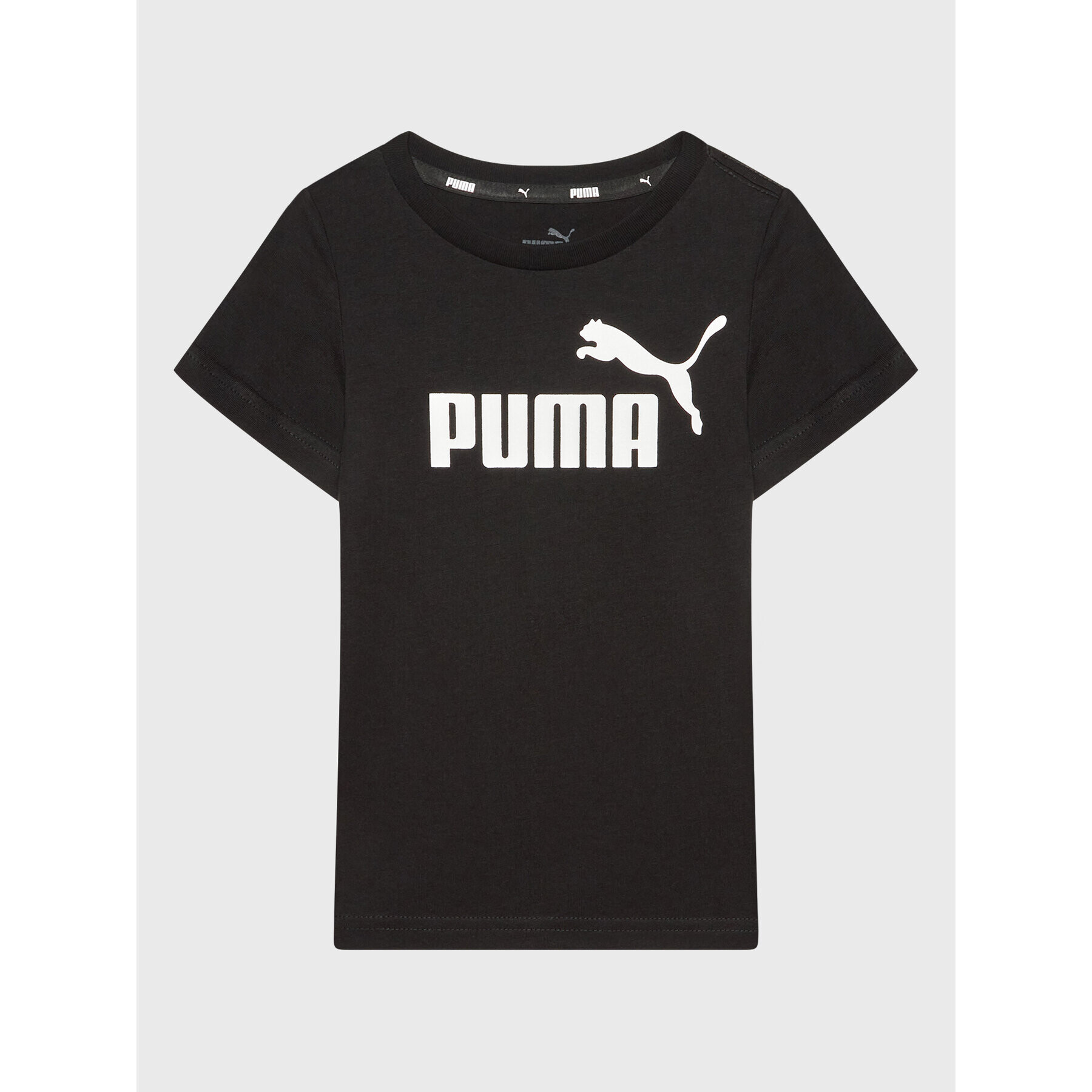 Puma Póló Essentials Logo 586960 Fekete Regular Fit - Pepit.hu