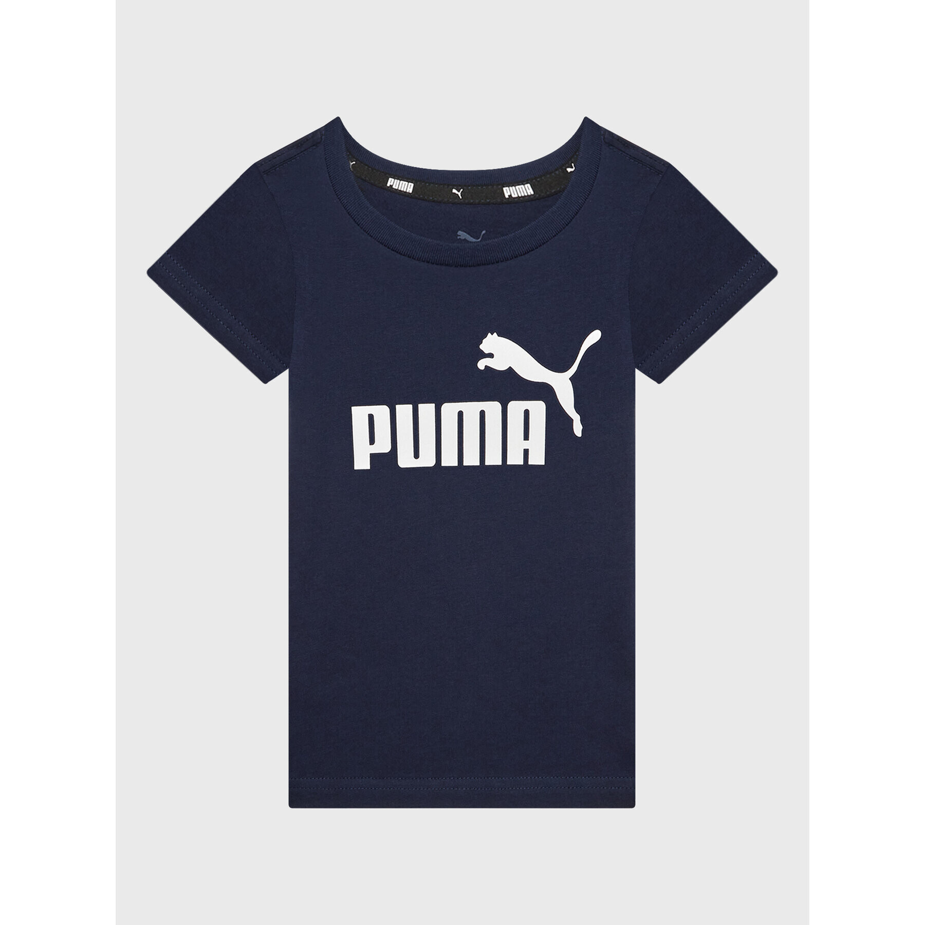 Puma Póló Essentials Logo 586960 Sötétkék Regular Fit - Pepit.hu