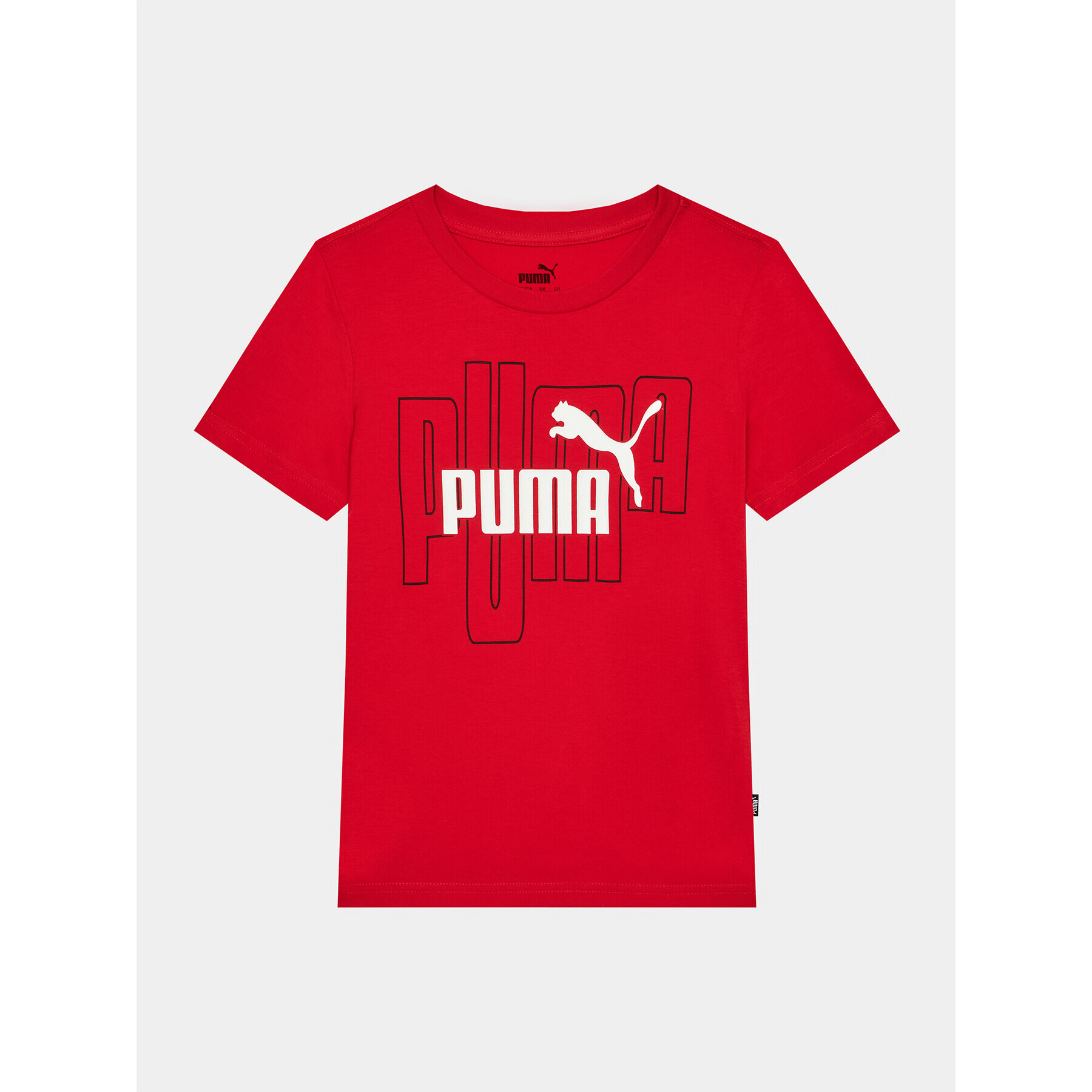 Puma Póló Graphics No.1 Logo 676823 Piros Regular Fit - Pepit.hu