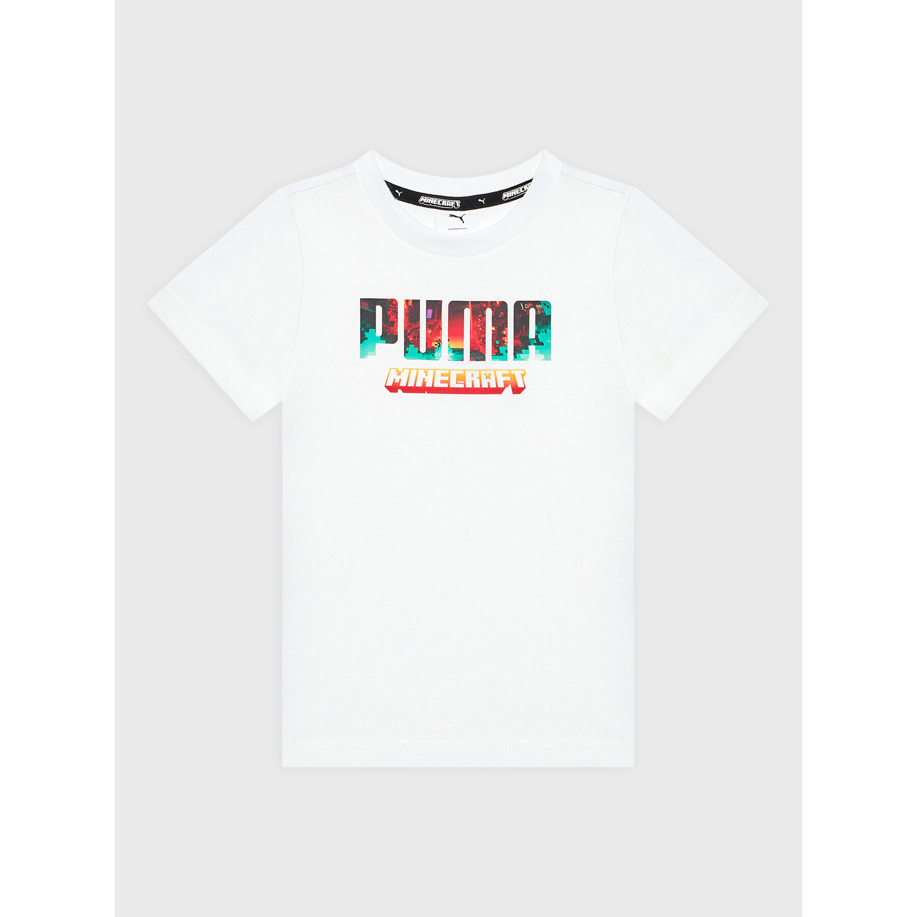 Puma Póló MINECRAFT Graphic 670359 Fehér Regular Fit - Pepit.hu