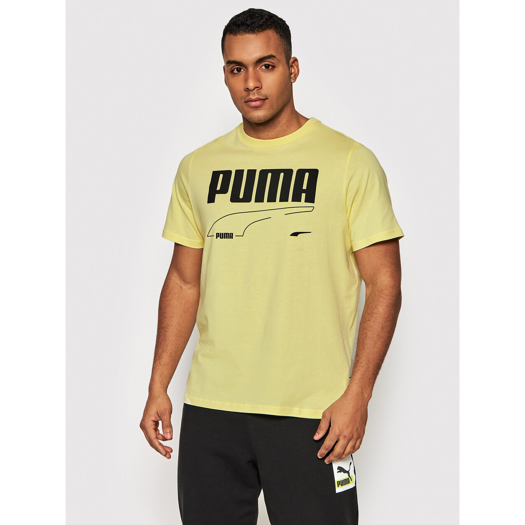 Puma Póló Rebel 585738 Sárga Regular Fit - Pepit.hu