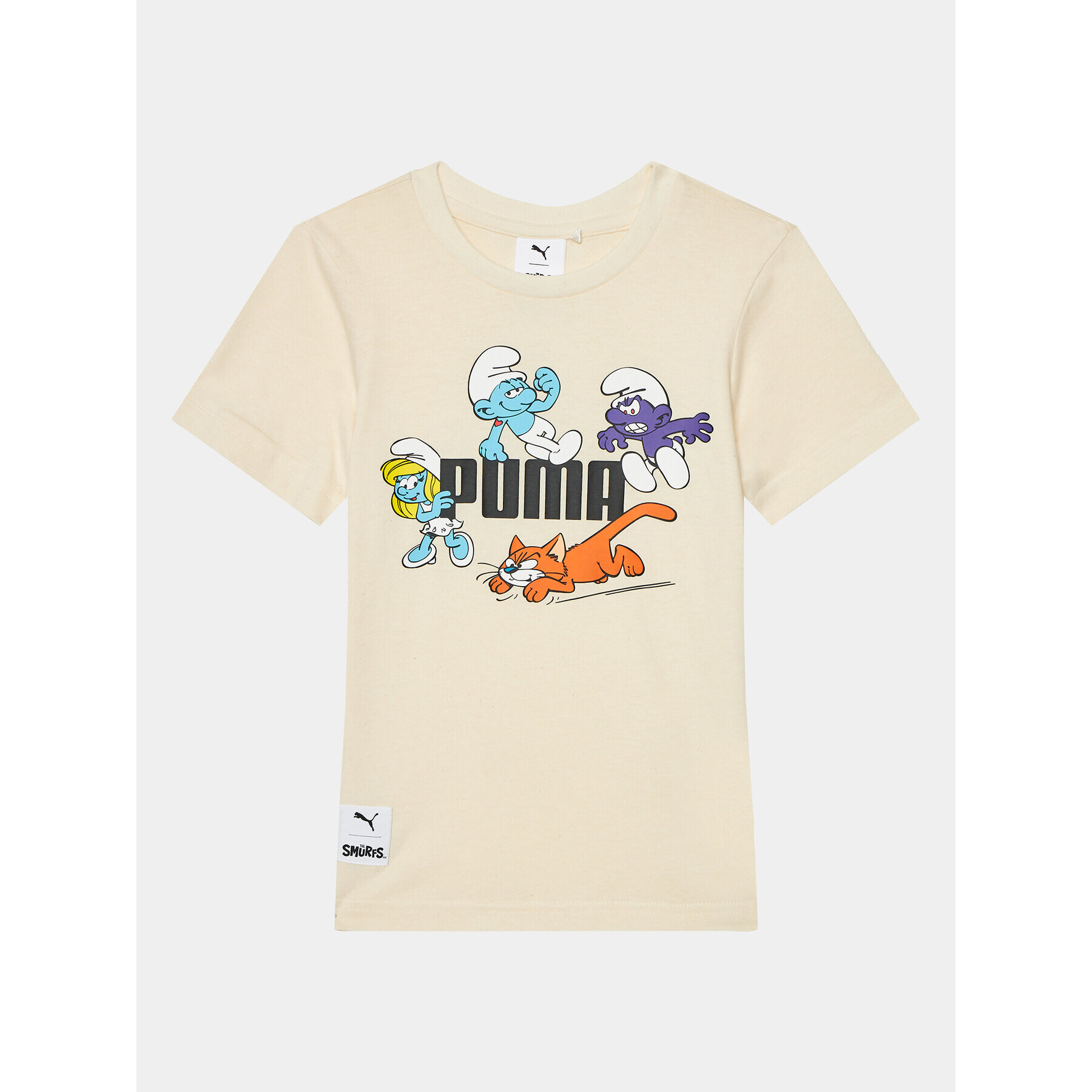 Puma Póló X The Smurfs 622981 Ekru Regular Fit - Pepit.hu