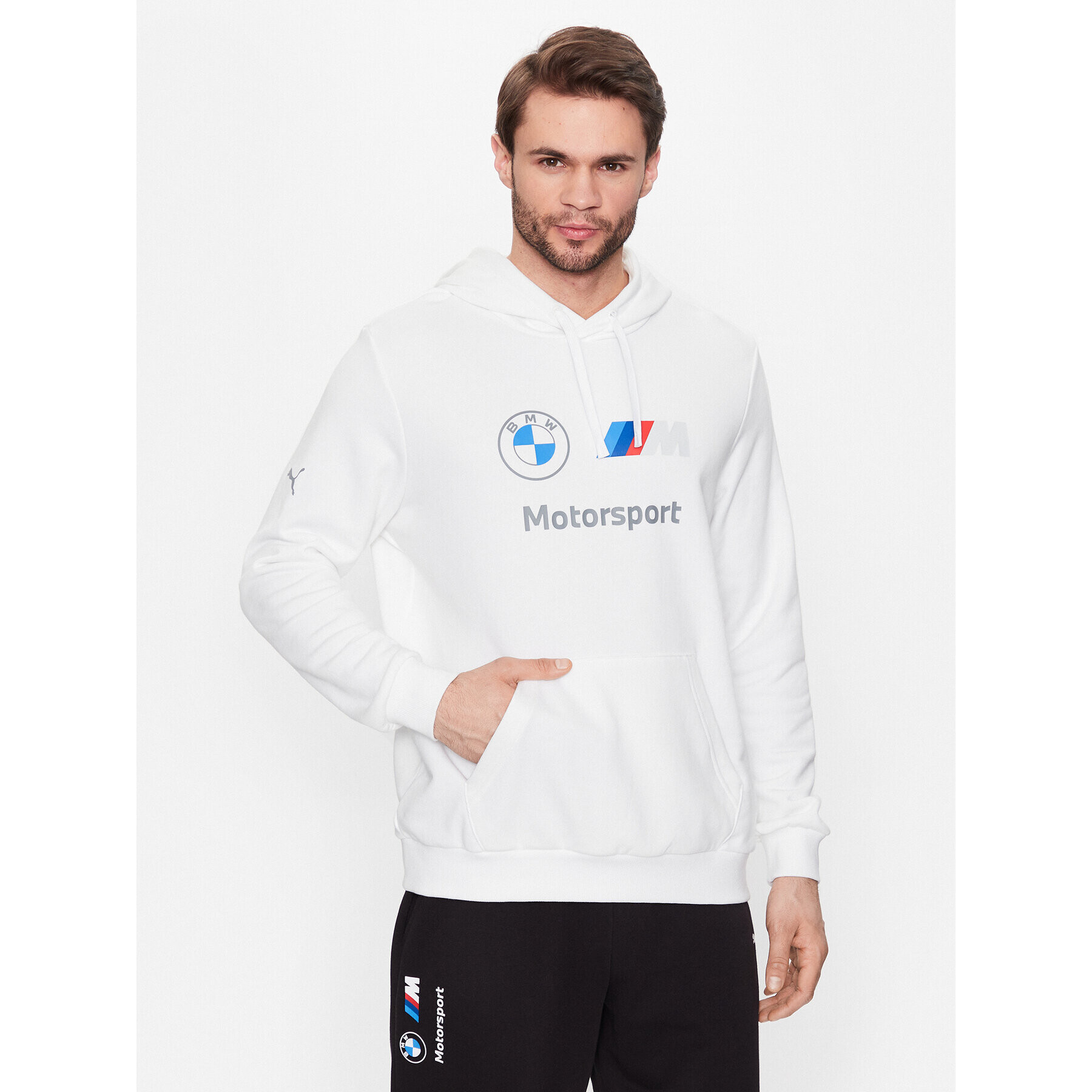 Puma Pulóver Bmw M Motorsport 538143 Fehér Regular Fit - Pepit.hu