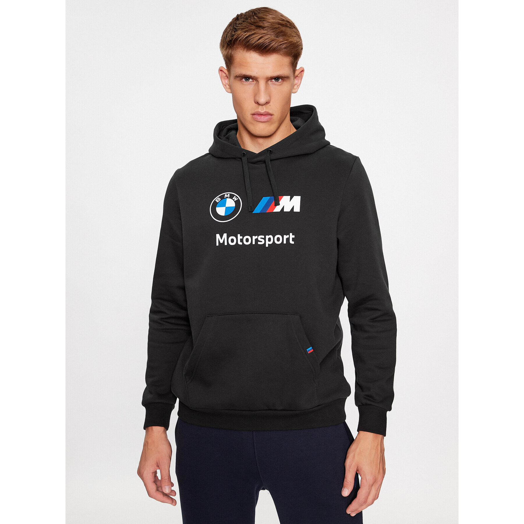 Puma Pulóver Bmw Mms Ess 621301 Fekete Regular Fit - Pepit.hu