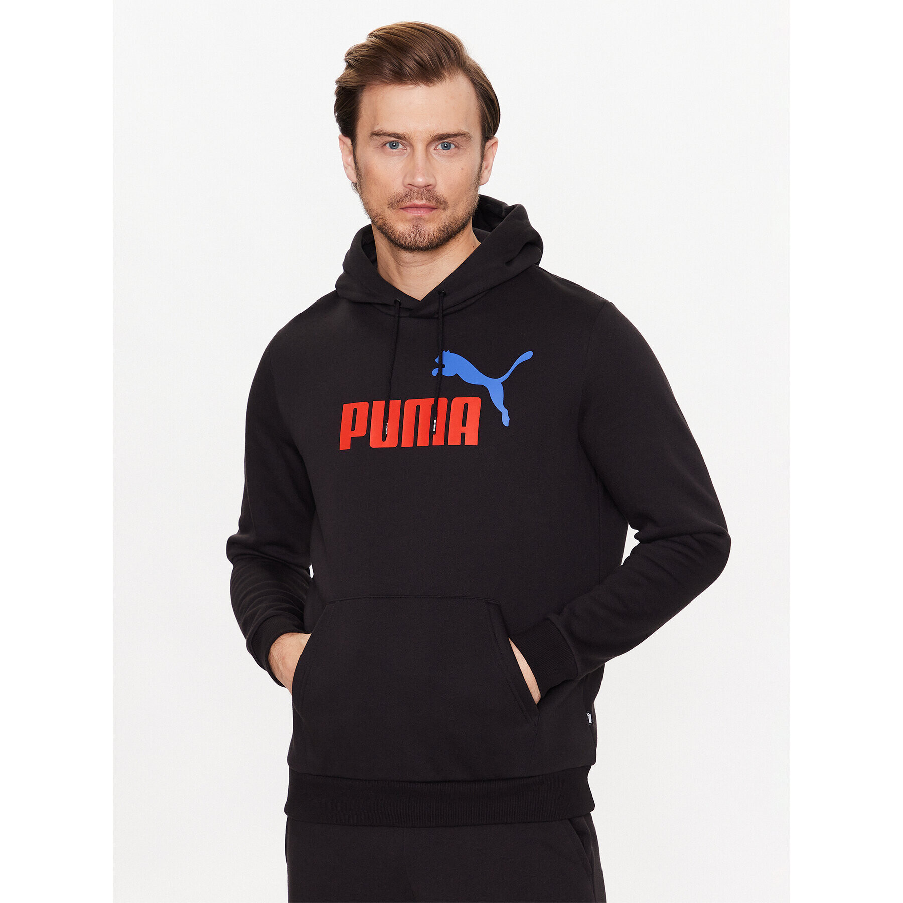 Puma Pulóver Ess 586764 Fekete Regular Fit - Pepit.hu