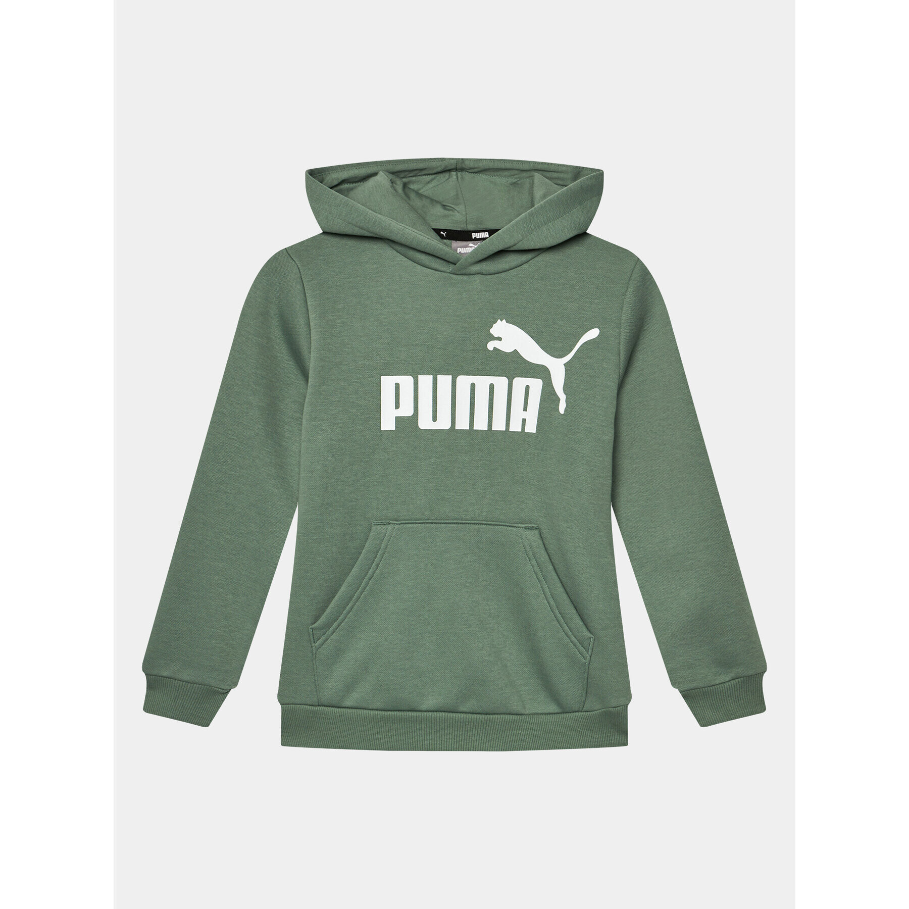 Puma Pulóver Ess Big Logo 586965 Zöld Regular Fit - Pepit.hu