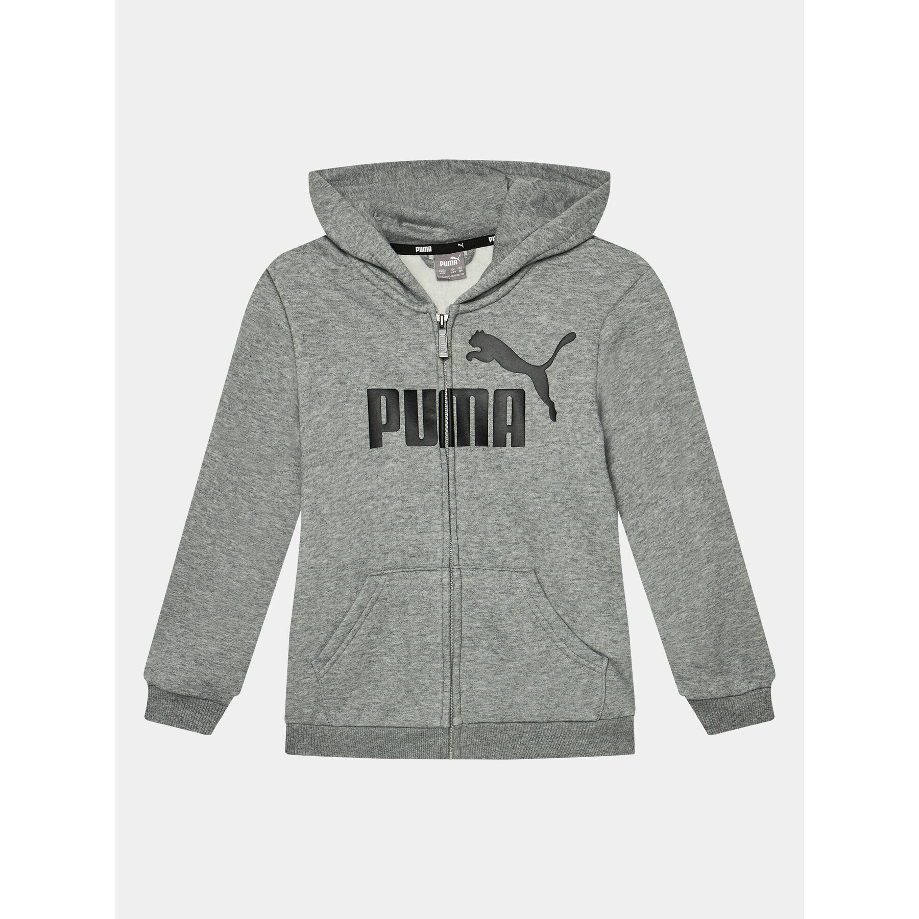 Puma Pulóver Ess Big Logo 586967 Szürke Regular Fit - Pepit.hu