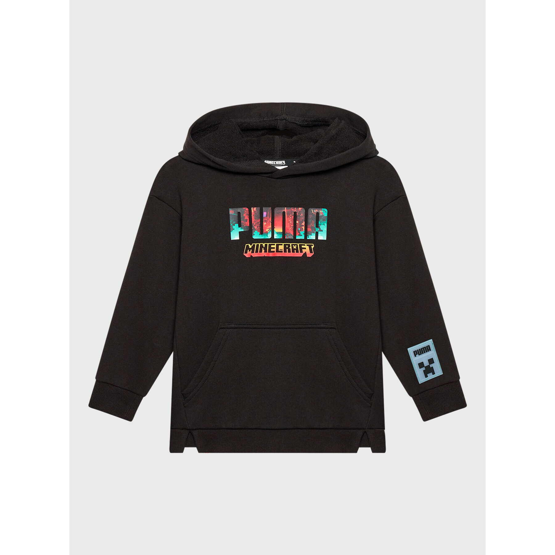 Puma Pulóver MINECRAFT 670362 Fekete Regular Fit - Pepit.hu