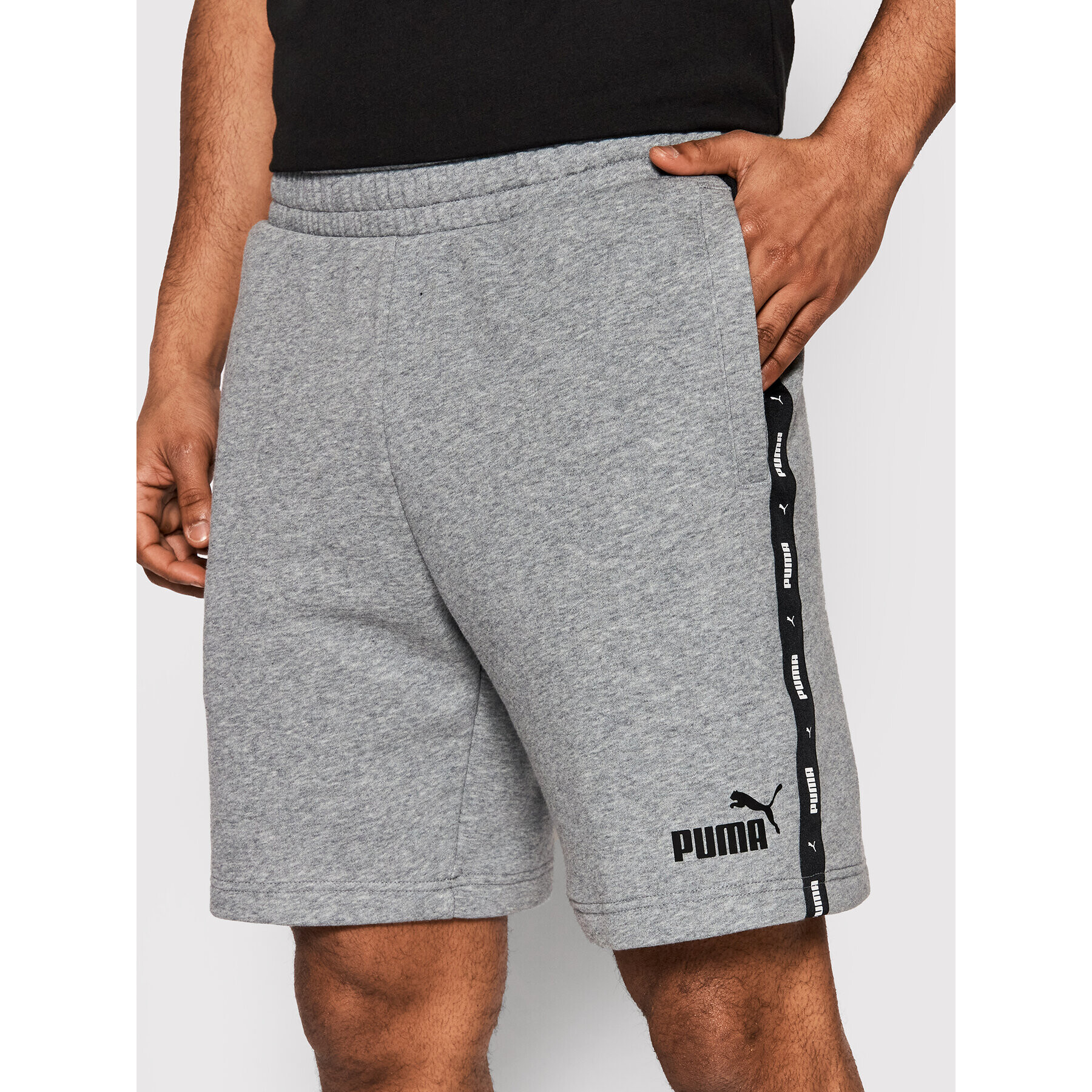 Puma Sport rövidnadrág Essentials 847387 Szürke Regular Fit - Pepit.hu