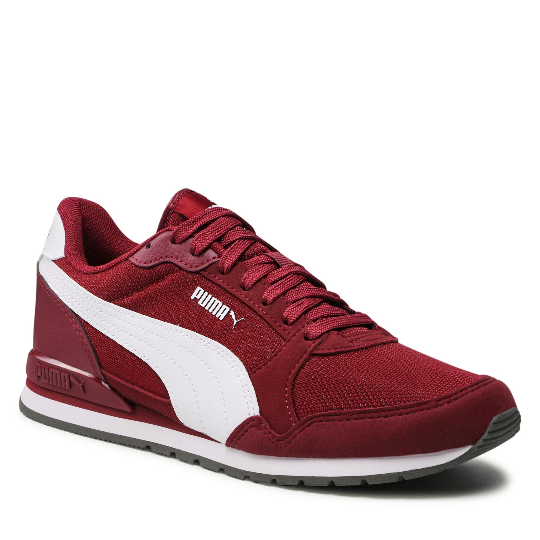 Puma Sportcipő St Runner v3 Mesh 384640 04 Bordó - Pepit.hu