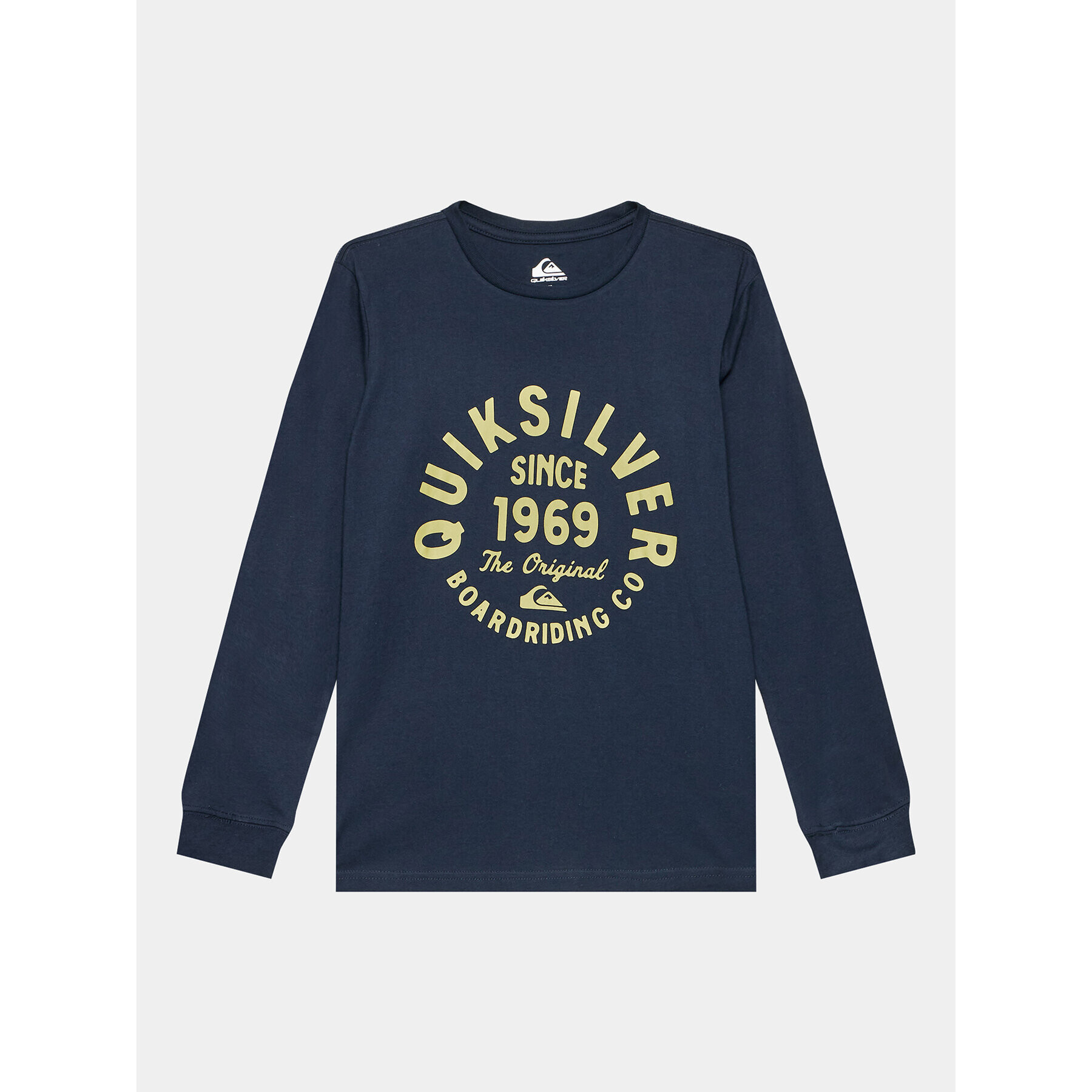 Quiksilver Blúz Circlescriptfro Tees EQBZT04668 Sötétkék Regular Fit - Pepit.hu