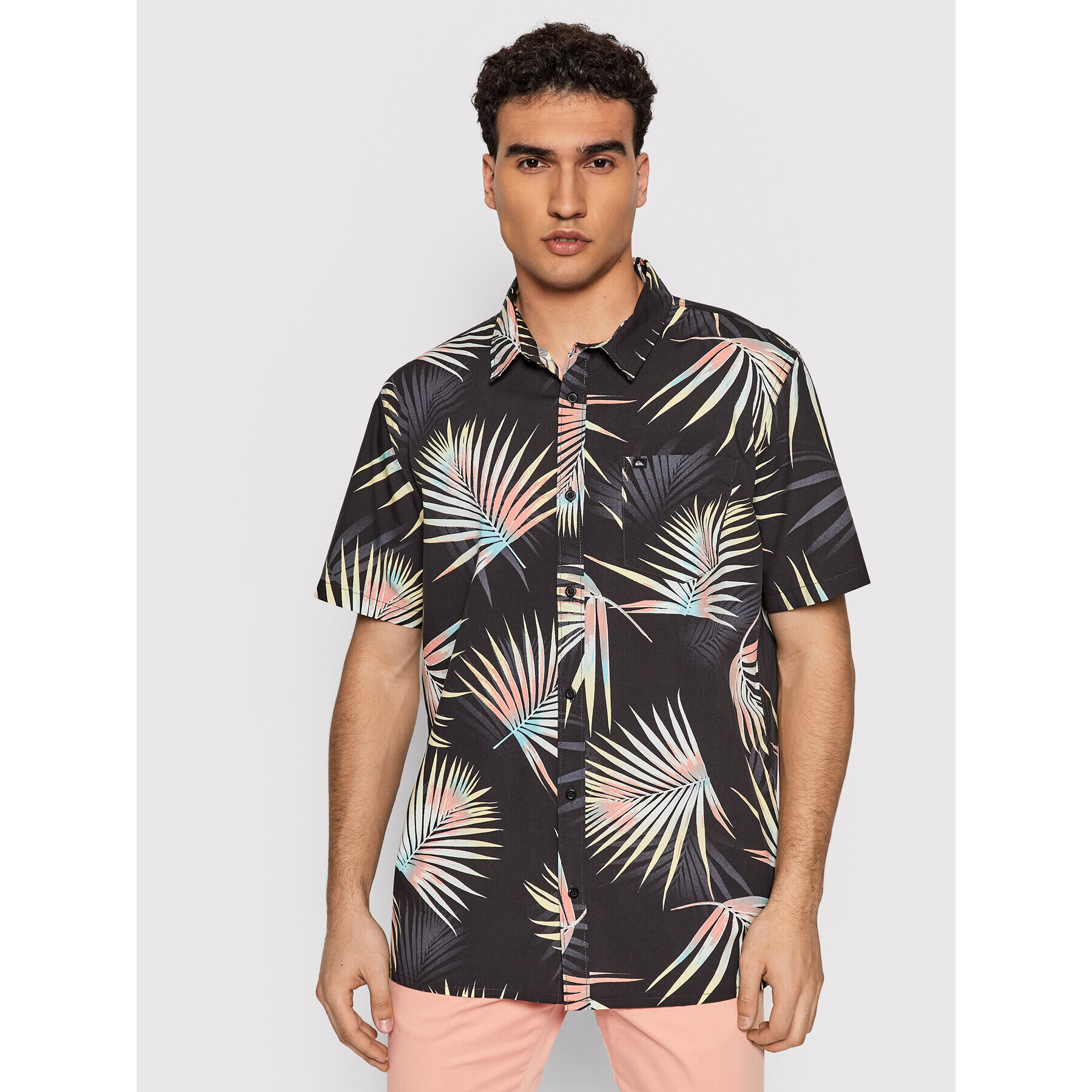 Quiksilver Ing Pop Tropic EQYWT04317 Fekete Regular Fit - Pepit.hu