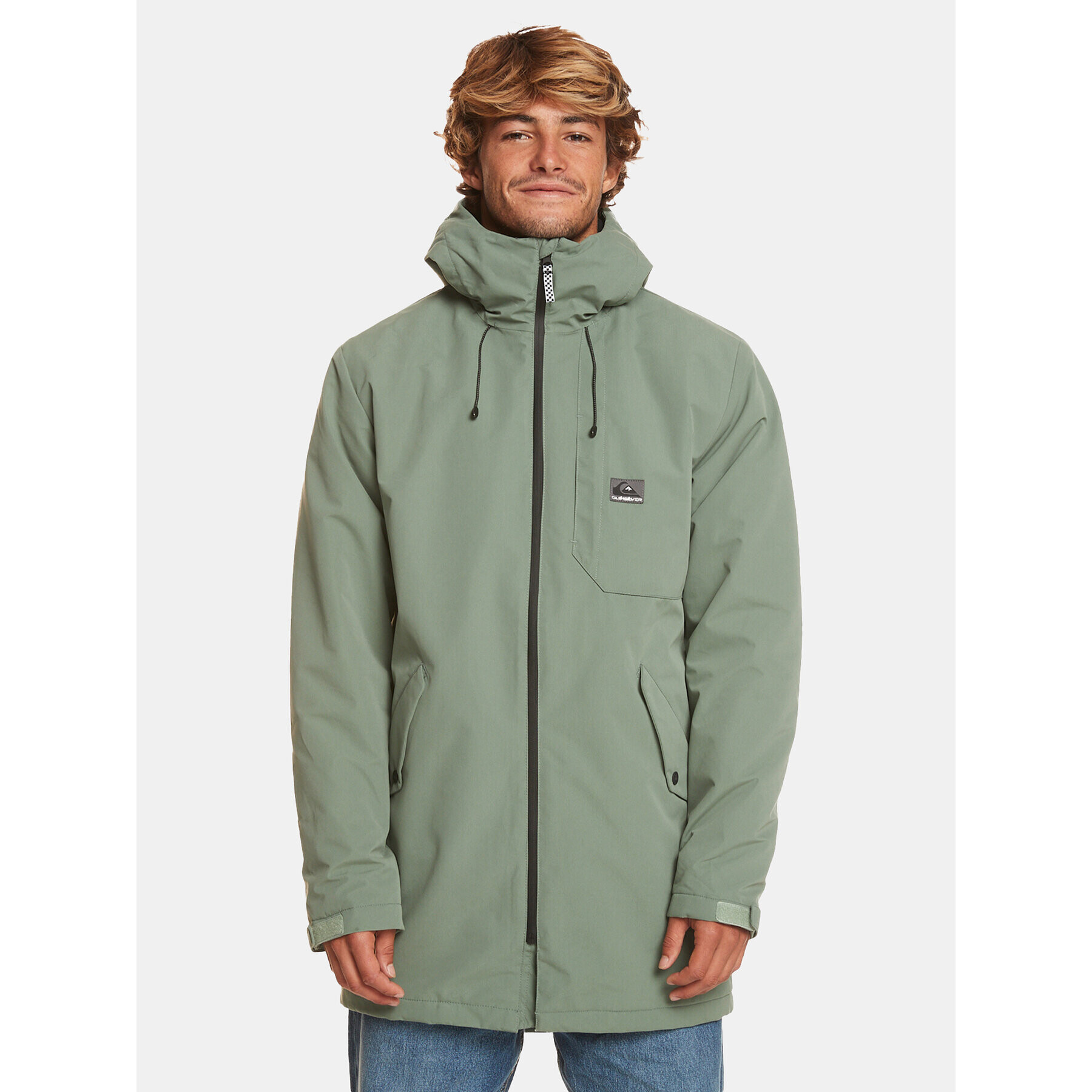 Quiksilver Parka New Skyward Jckt EQYJK03983 Zöld Regular Fit - Pepit.hu