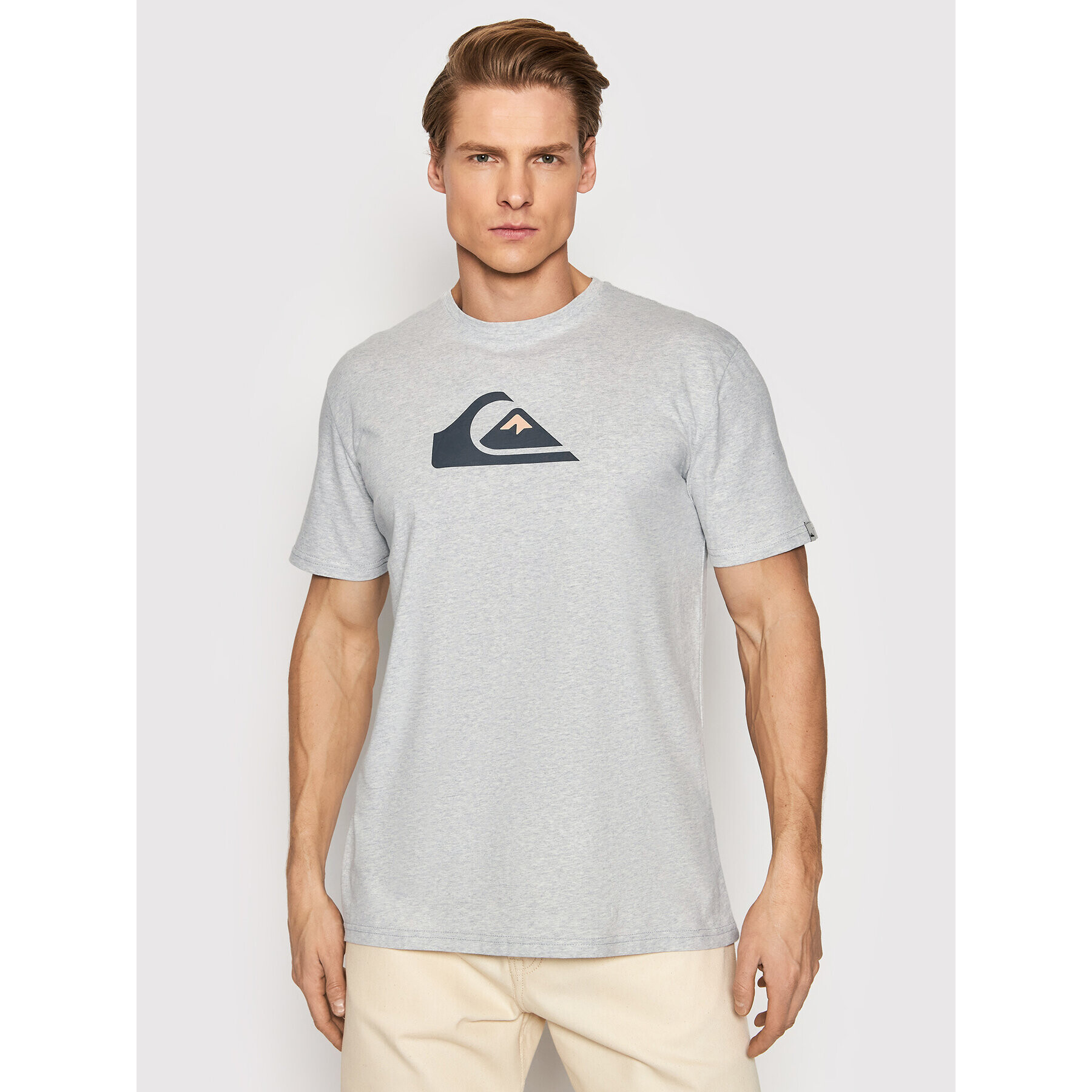 Quiksilver Póló Comp EQYZT06534 Szürke Regular Fit - Pepit.hu