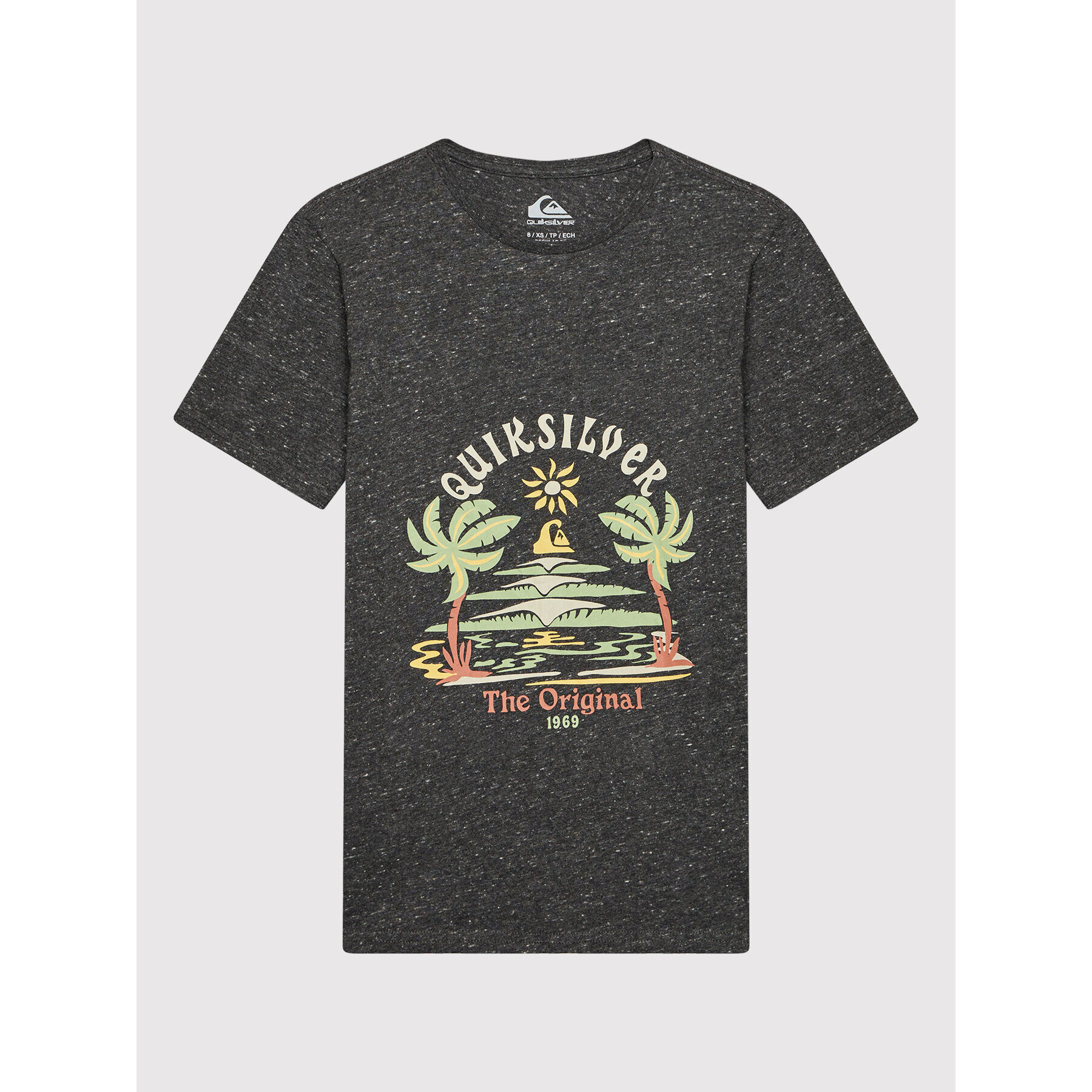 Quiksilver Póló Strange Days EQBZT04439 Szürke Regular Fit - Pepit.hu