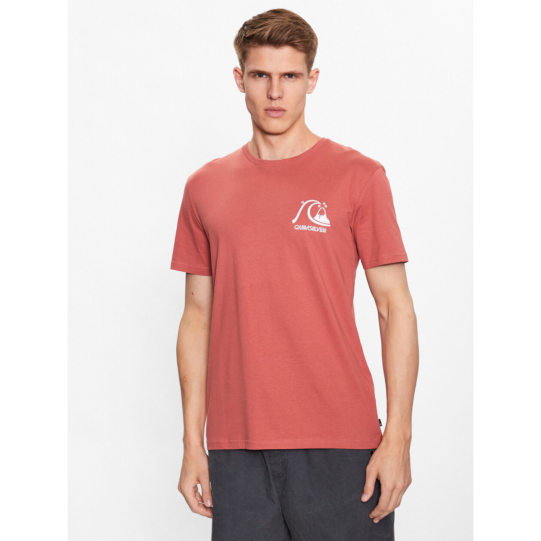 Quiksilver Póló The Original EQYZT07239 Narancssárga Regular Fit - Pepit.hu