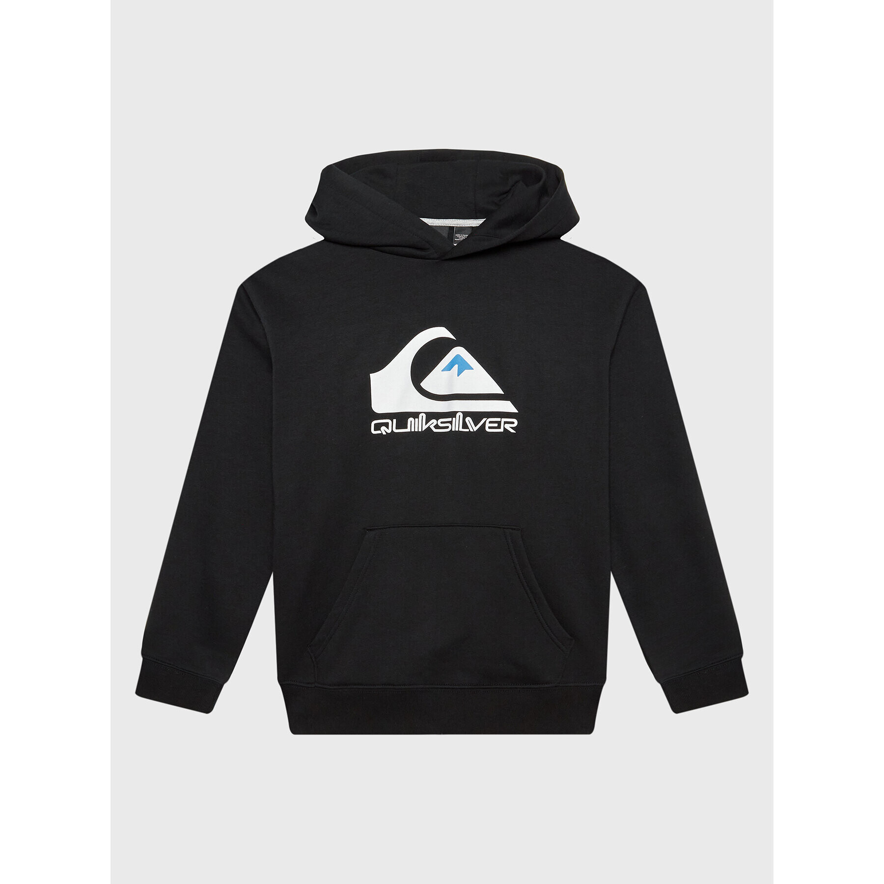 Quiksilver Pulóver Big Logo Hoodie EQBFT03720 Fekete Regular Fit - Pepit.hu