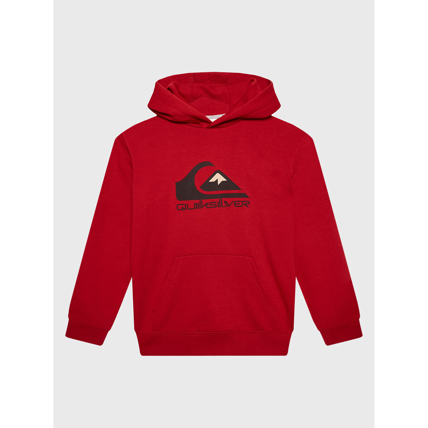 Quiksilver Pulóver Big Logo Hoodie EQBFT03720 Piros Regular Fit - Pepit.hu