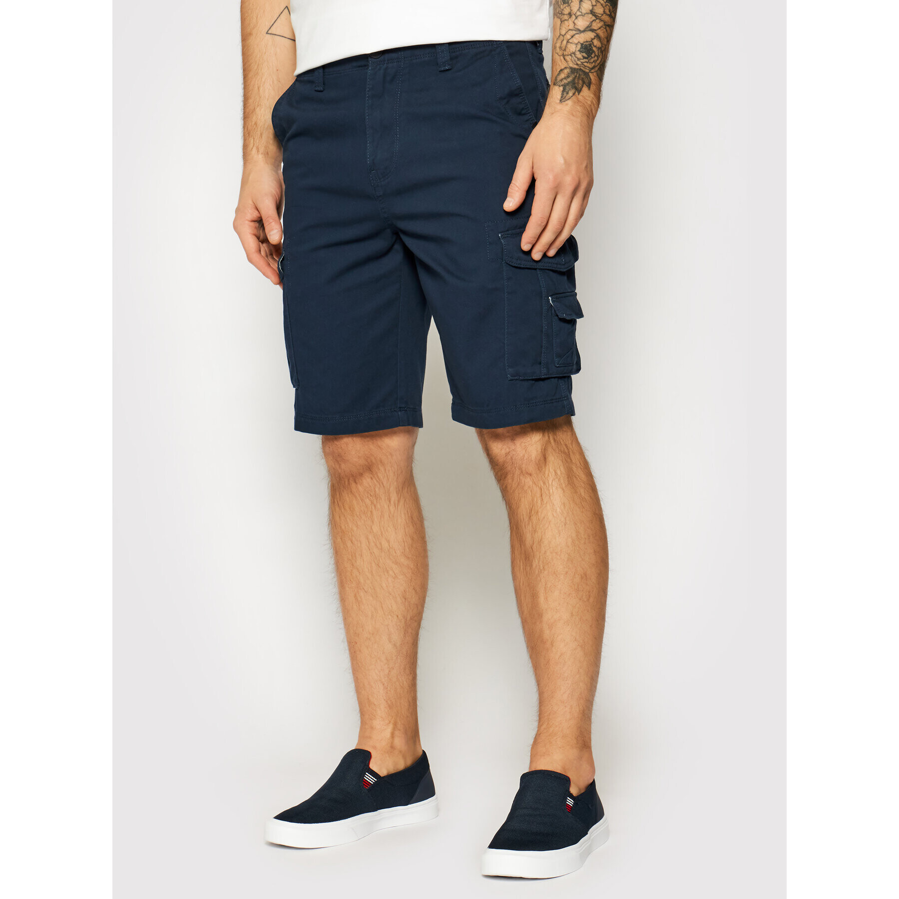 Quiksilver Szövet rövidnadrág Crucial Battle EQYWS03456 Sötétkék Tapered Fit - Pepit.hu